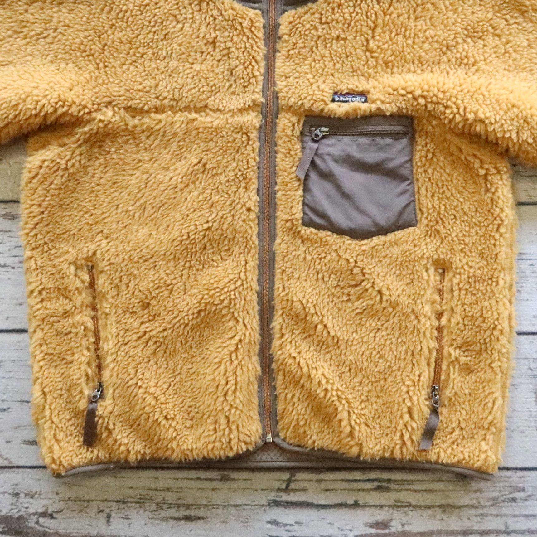Patagonia Vintage Patagonia Deep Pile Fleece Jacket Men L Brown USA 23024 Size US L / EU 52-54 / 3 - 3 Thumbnail