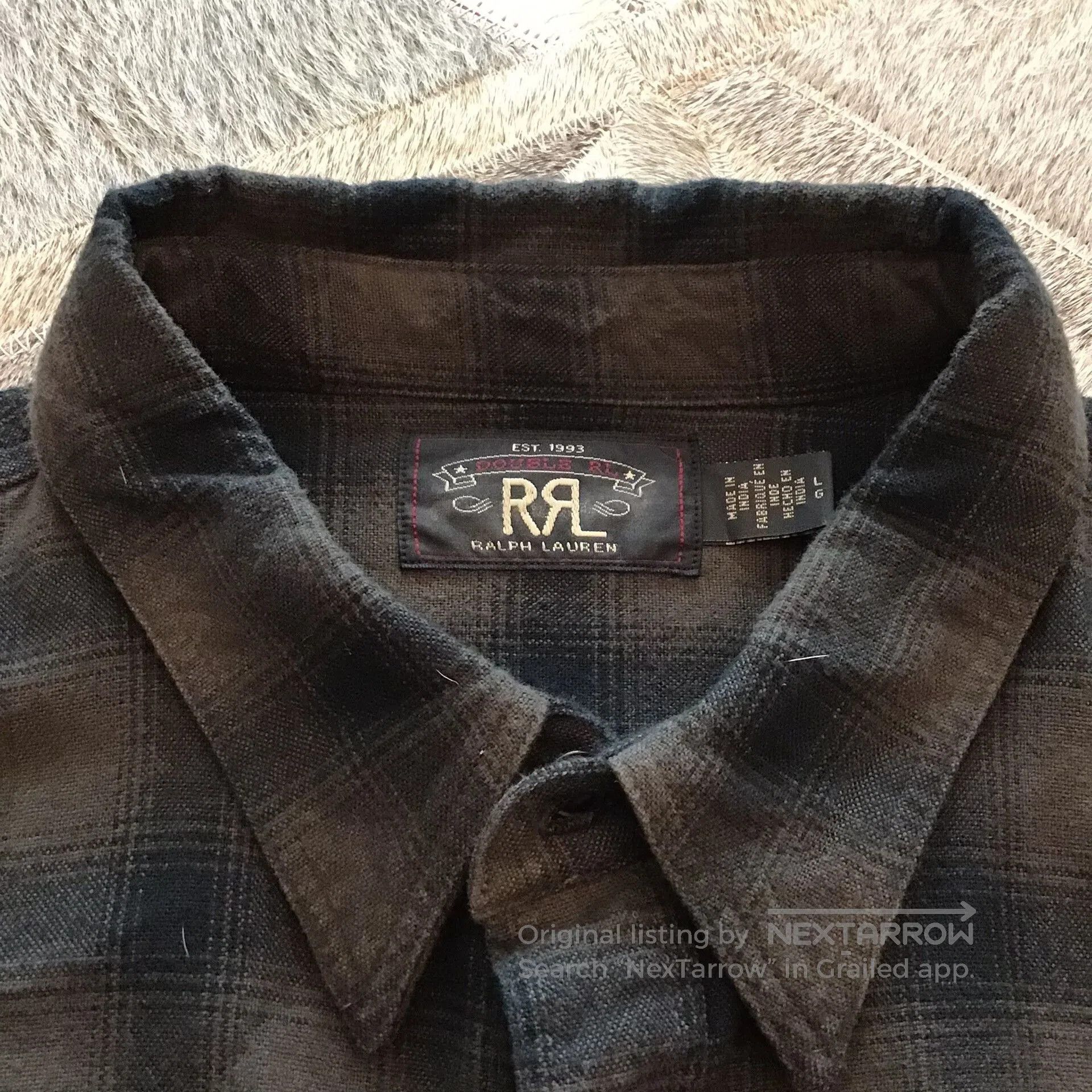 RRL Ralph Lauren RRL Ralph Lauren Plaid Shirt. Size US L / EU 52-54 / 3 - 4 Thumbnail