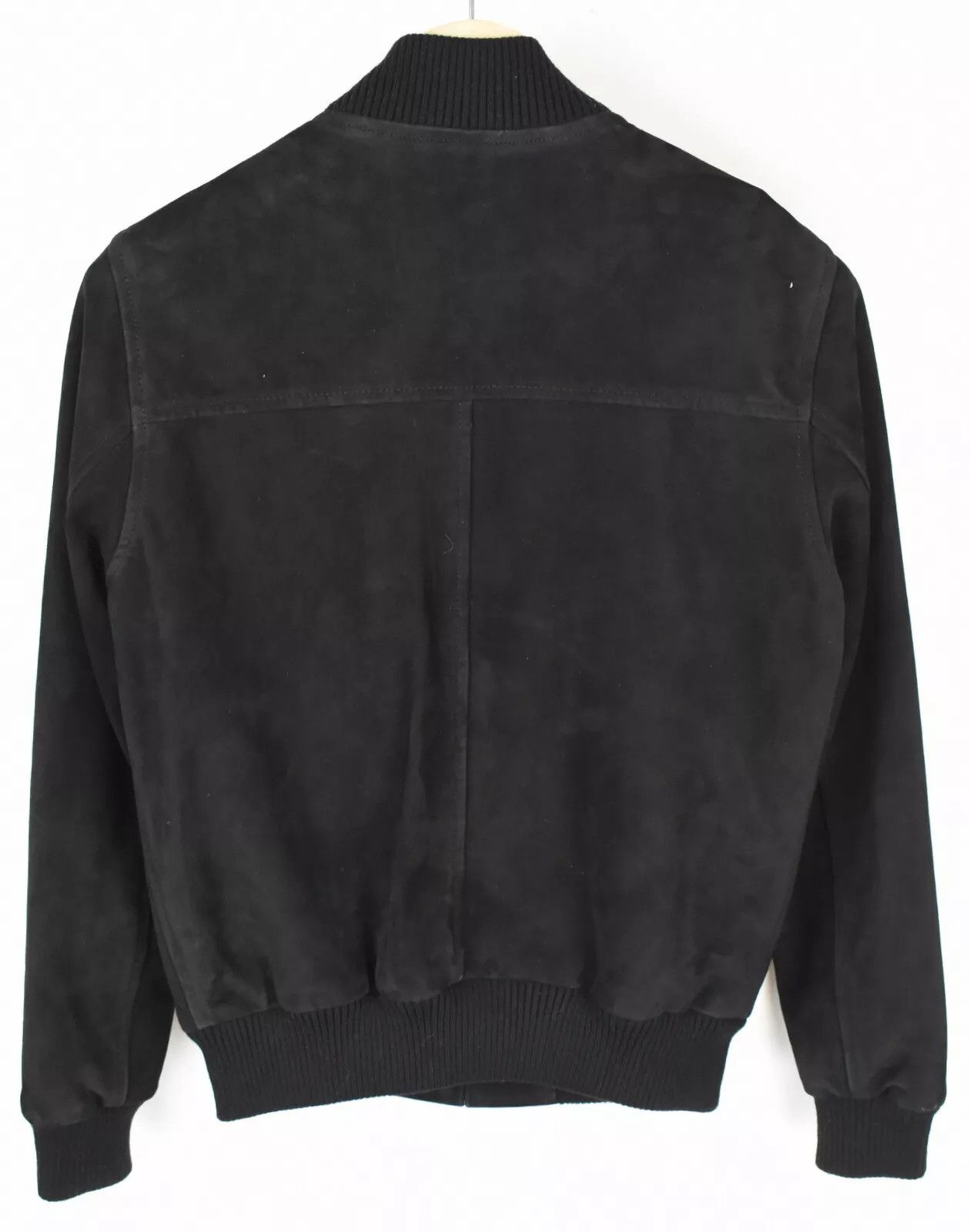 Sandro SANDRO Monaco Jacket Men's XS Suede Goat Leather Bomber Size US XS / EU 42 / 0 - 5 Thumbnail