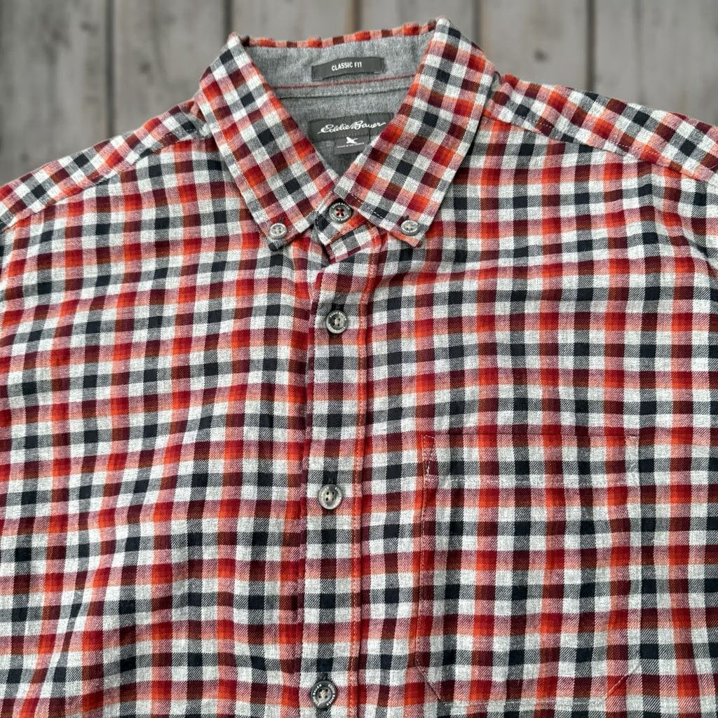Eddie Bauer Eddie Bauer Shirt Mens Medium Plaid Classic Fit Flannel Check Lightweight Size US M / EU 48-50 / 2 - 1 Thumbnail