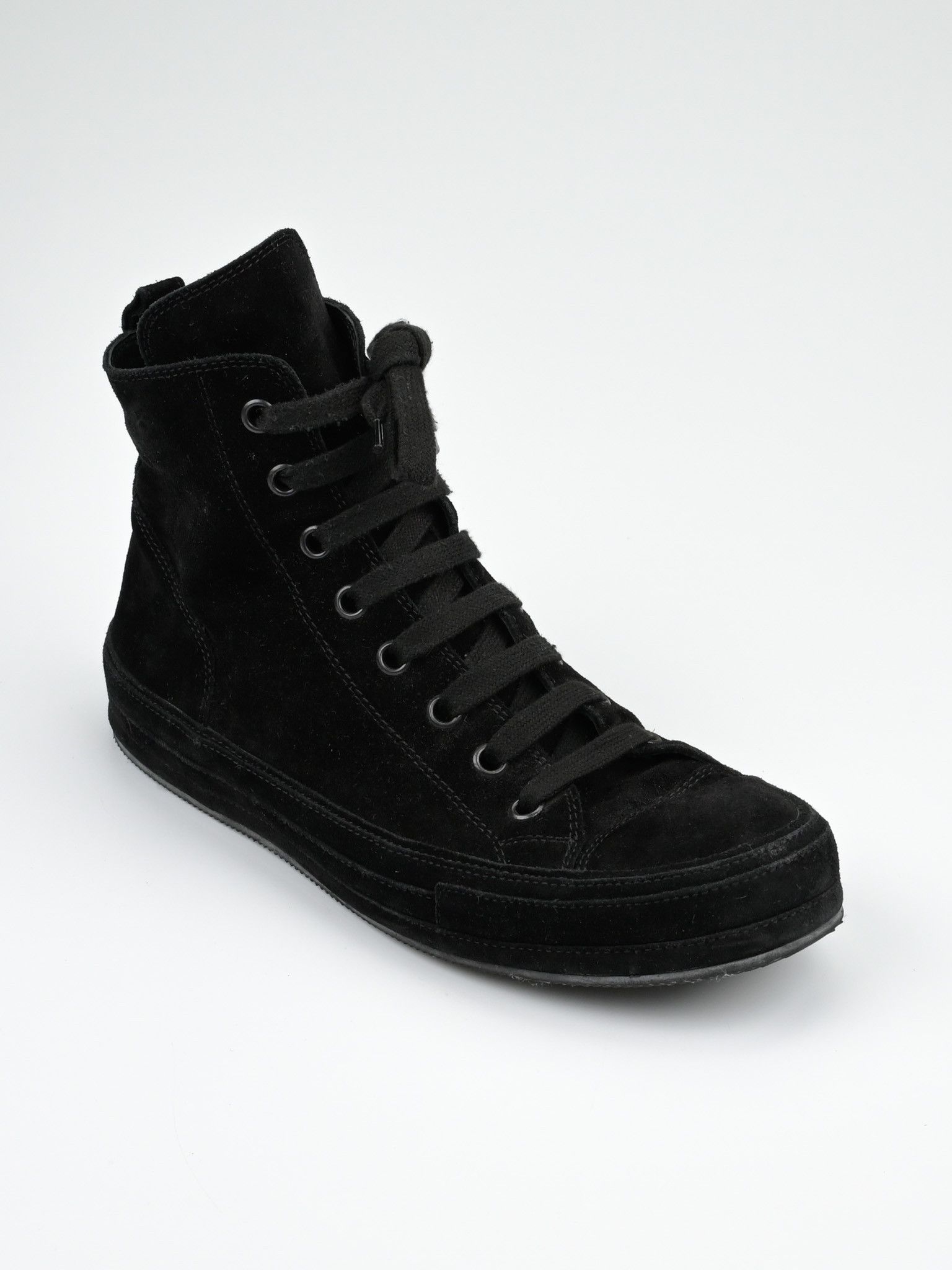 Ann Demeulemeester Orvo High-Top Suede Leather Sneakers Size US 9 / EU 42 - 13 Thumbnail
