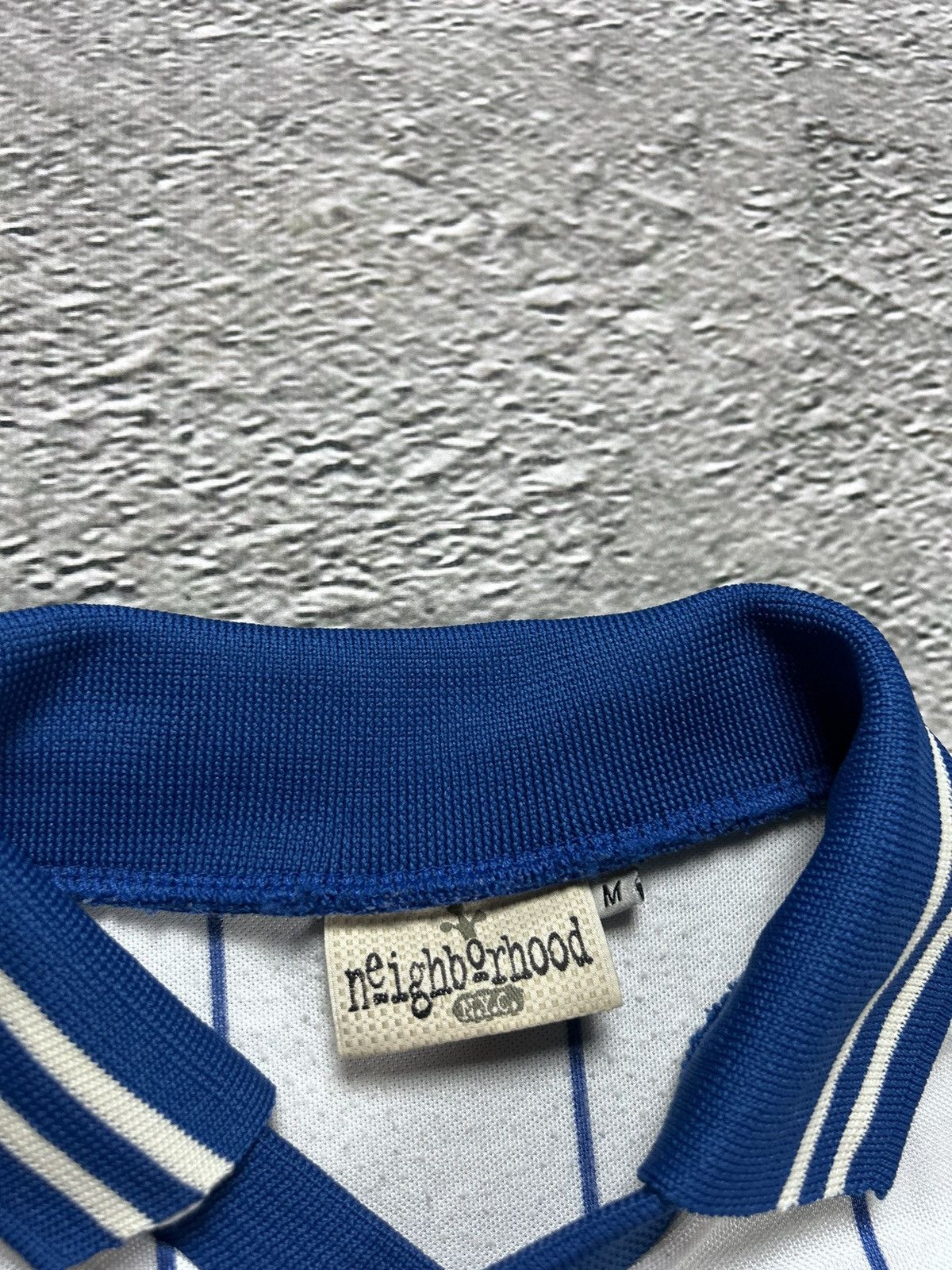 Neighborhood × Vintage Neighborhood NYC Vintage Jersey Soccer White Blue Size US M / EU 48-50 / 2 - 3 Thumbnail