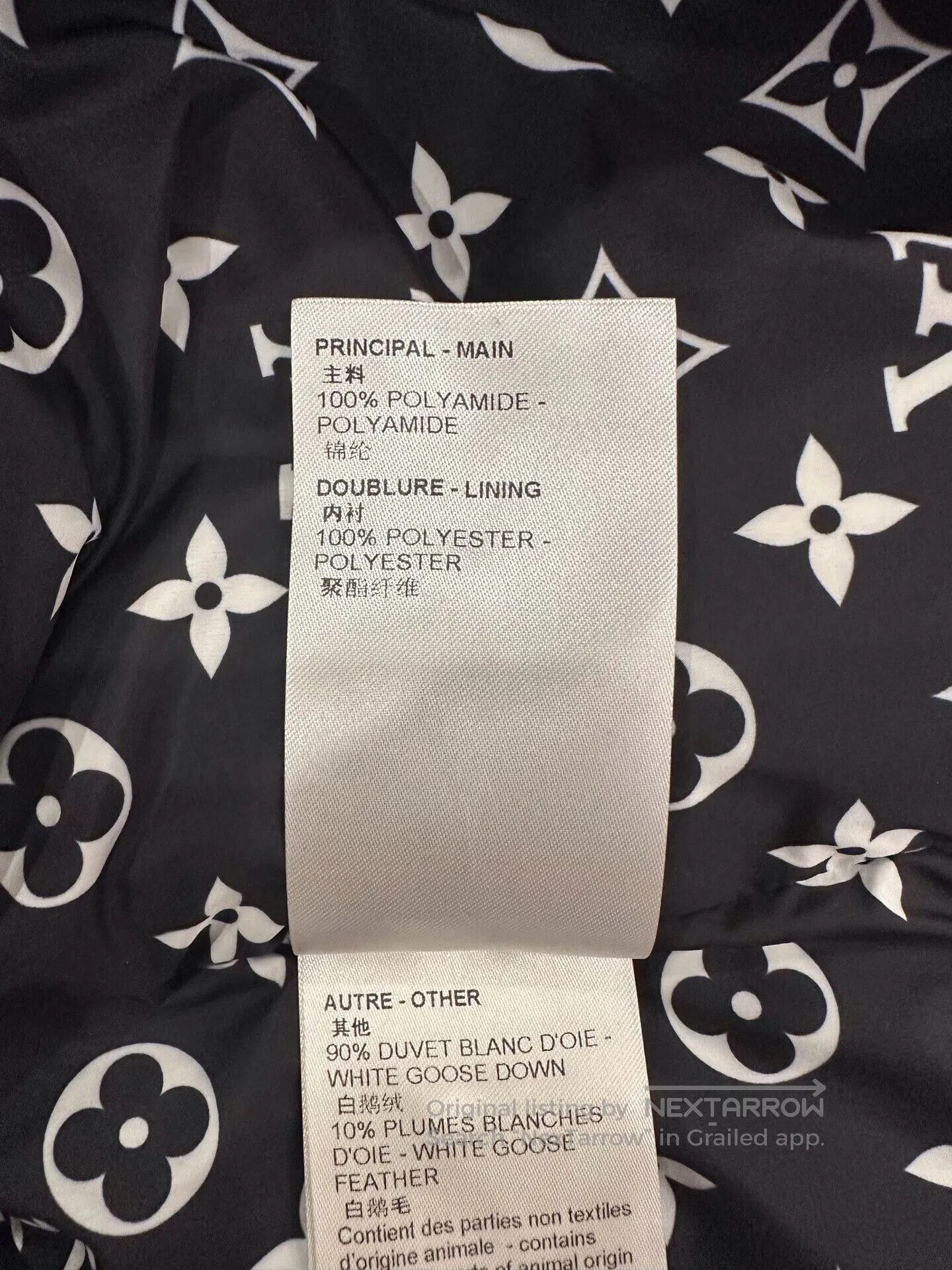 Louis Vuitton Louis Vuitton Capsule Women's Black Monogram Down Jacket. Size XS / US 0-2 / IT 36-38 - 8 Thumbnail