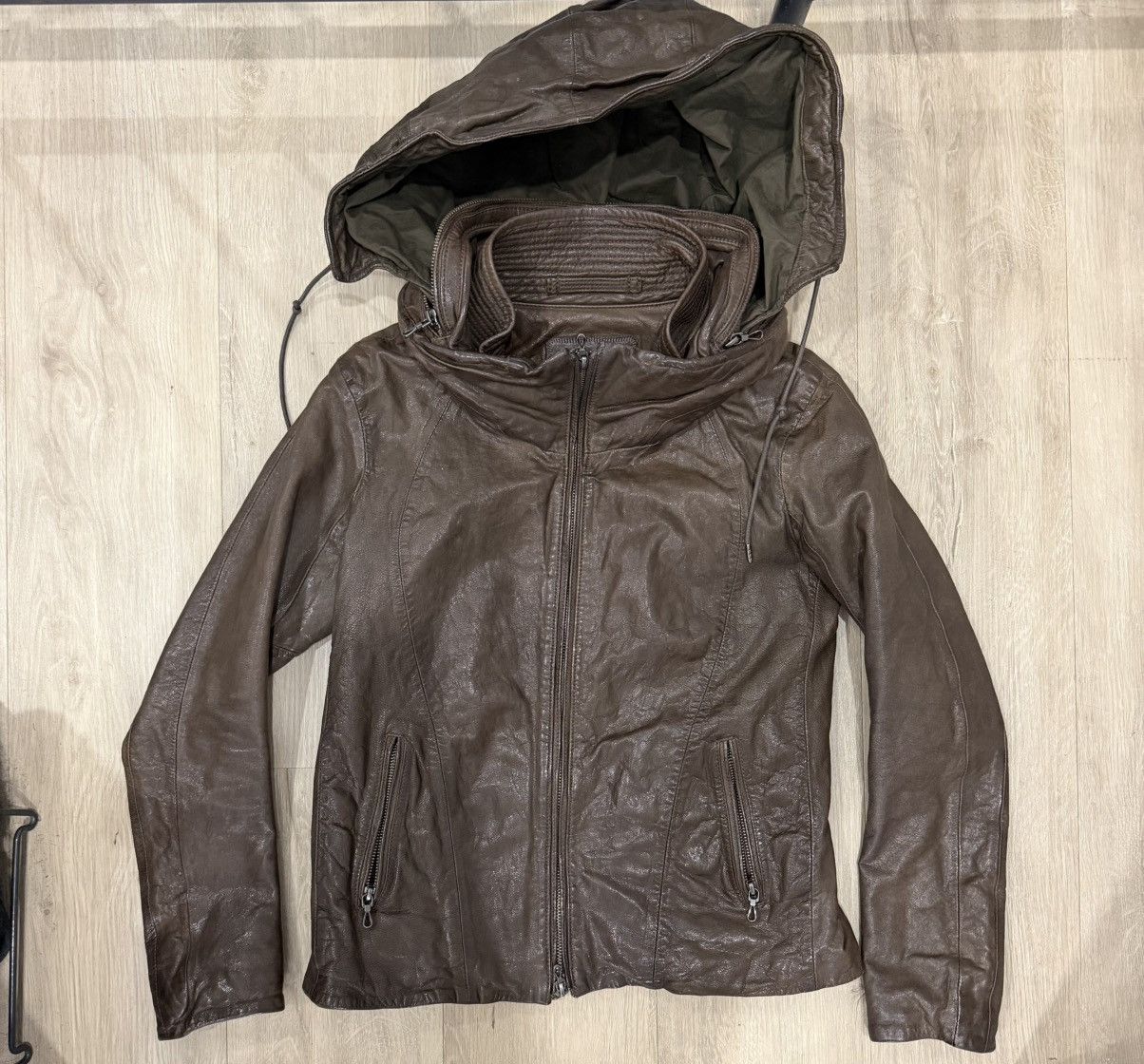 GOA Goa bono black leather jacket | Grailed