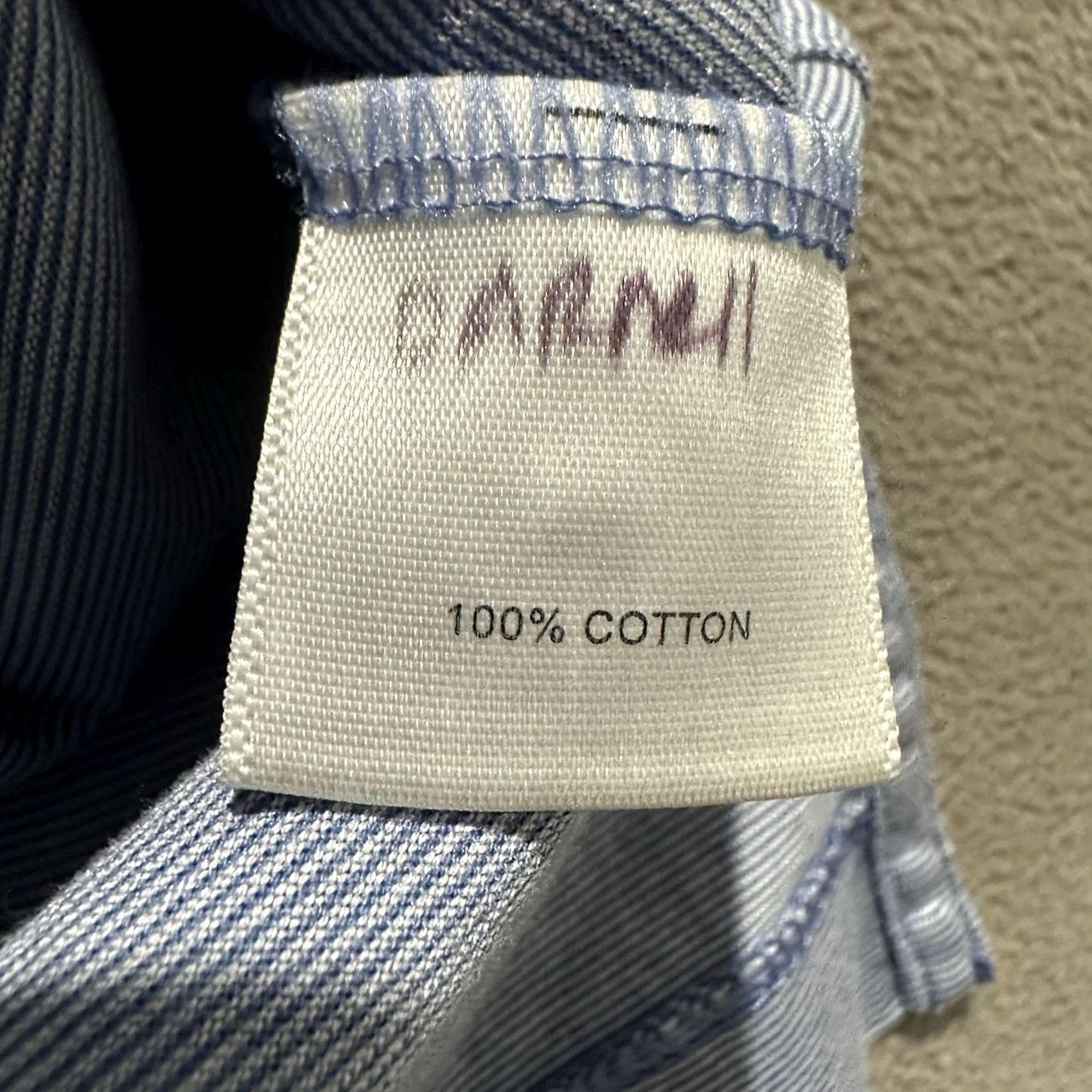 Peter Millar Peter Millar Golf Polo Shirt Mens Large Blue Striped Performance Stretch EUC Size US L / EU 52-54 / 3 - 5 Thumbnail