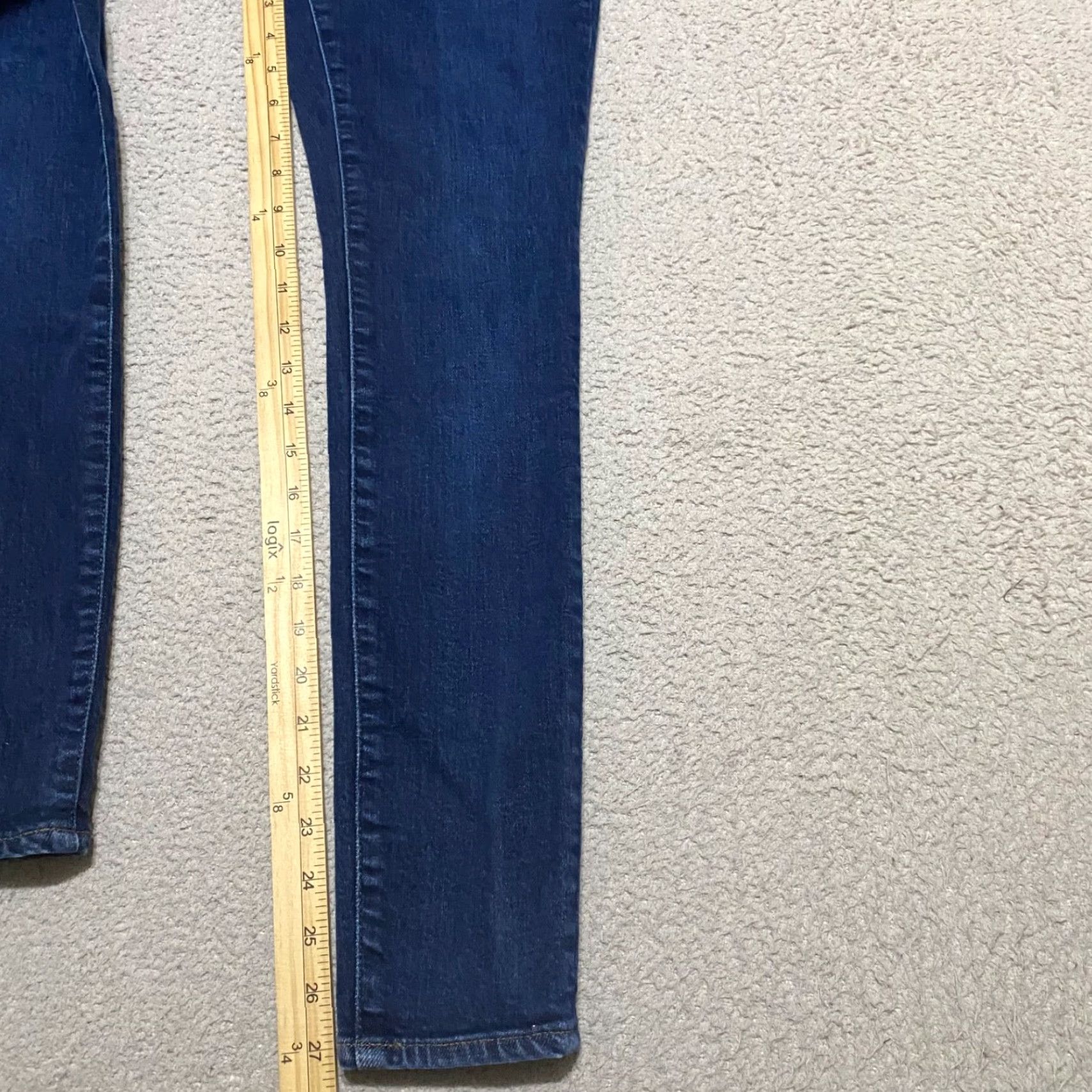 Madewell Madewell Jeans Blue Denim Mid Rise Skinny Womens Size 26 Regular 5-Pocket Denim Stretch Cotton Spandex Lyocell Size 26" / US 2 / IT 38 - 6 Thumbnail