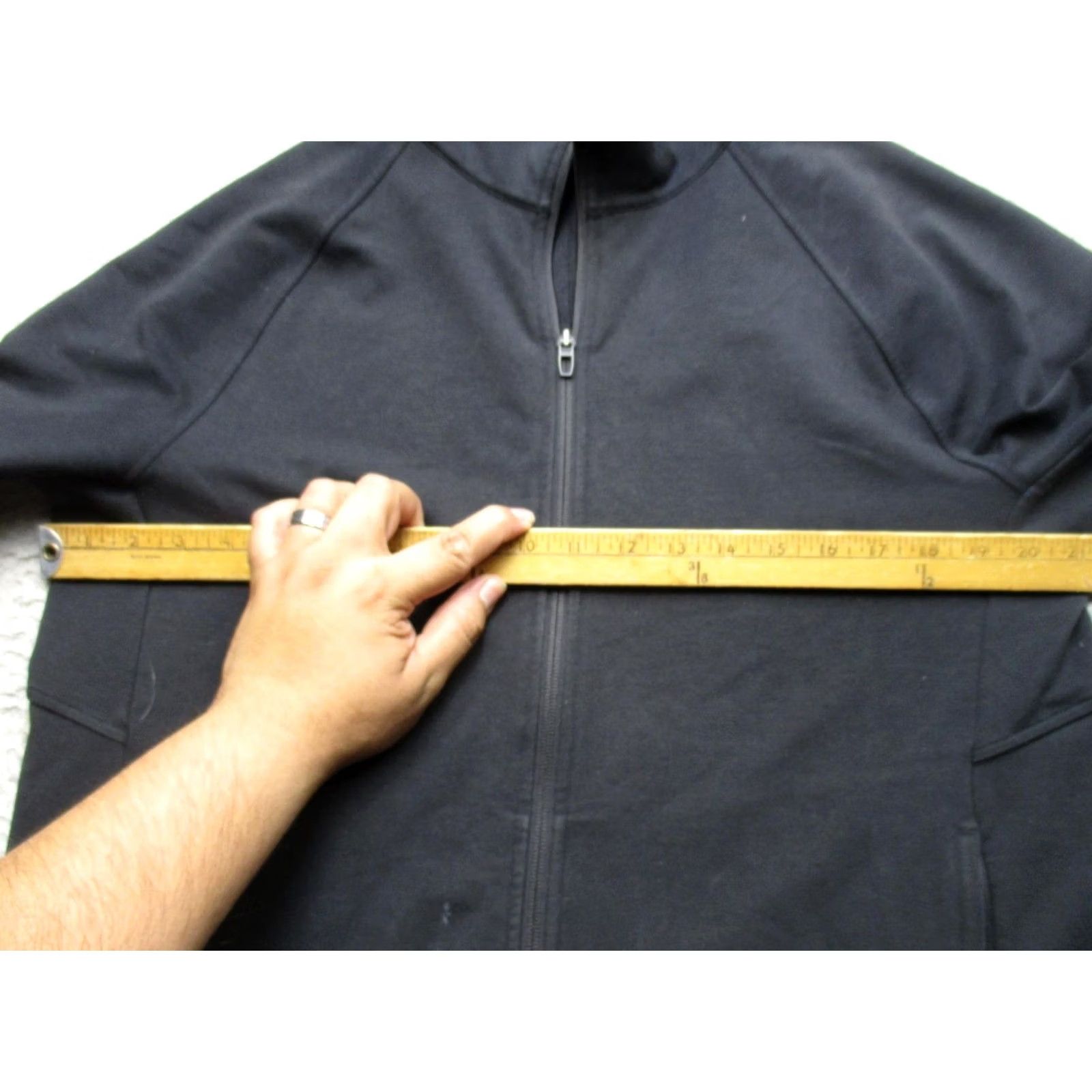 Lululemon Lululemon City Sweat Zip Hoodie Mens Large Black Full Knit Sweatshirt Size US L / EU 52-54 / 3 - 5 Thumbnail