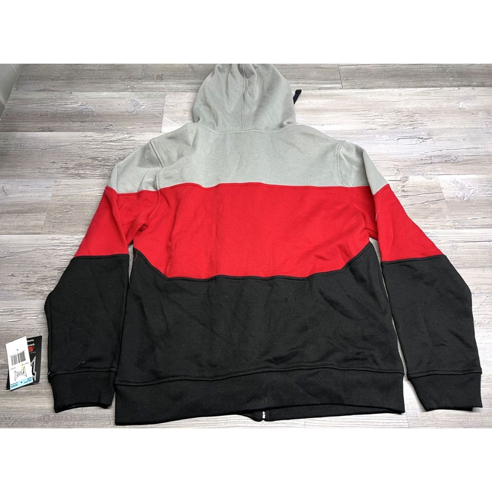 Tapout Tapout Full Zip Hoodie NWT Red Black Gray Colorblock Logo Mens L Sleeve Zip Up Hooded Sweatshirt Clothing Size US L / EU 52-54 / 3 - 2 Thumbnail