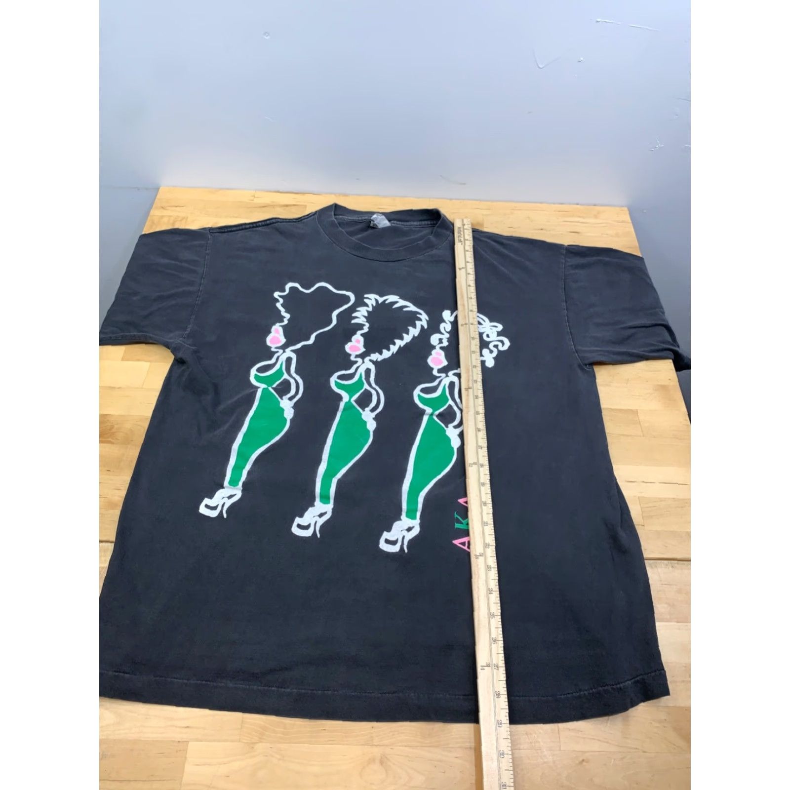 Vintage VINTAGE College Soroity Shirt Womens XL Black AKA Black Culture 11831 Size XL / US 12-14 / IT 48-50 - 5 Thumbnail