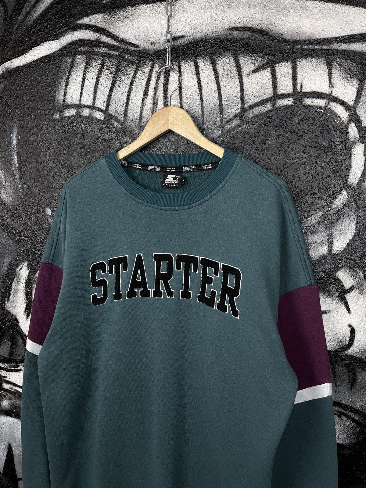 Starter Starter Throwback Crewneck Sweater Men’s Size L Size US L / EU 52-54 / 3 - 3 Thumbnail