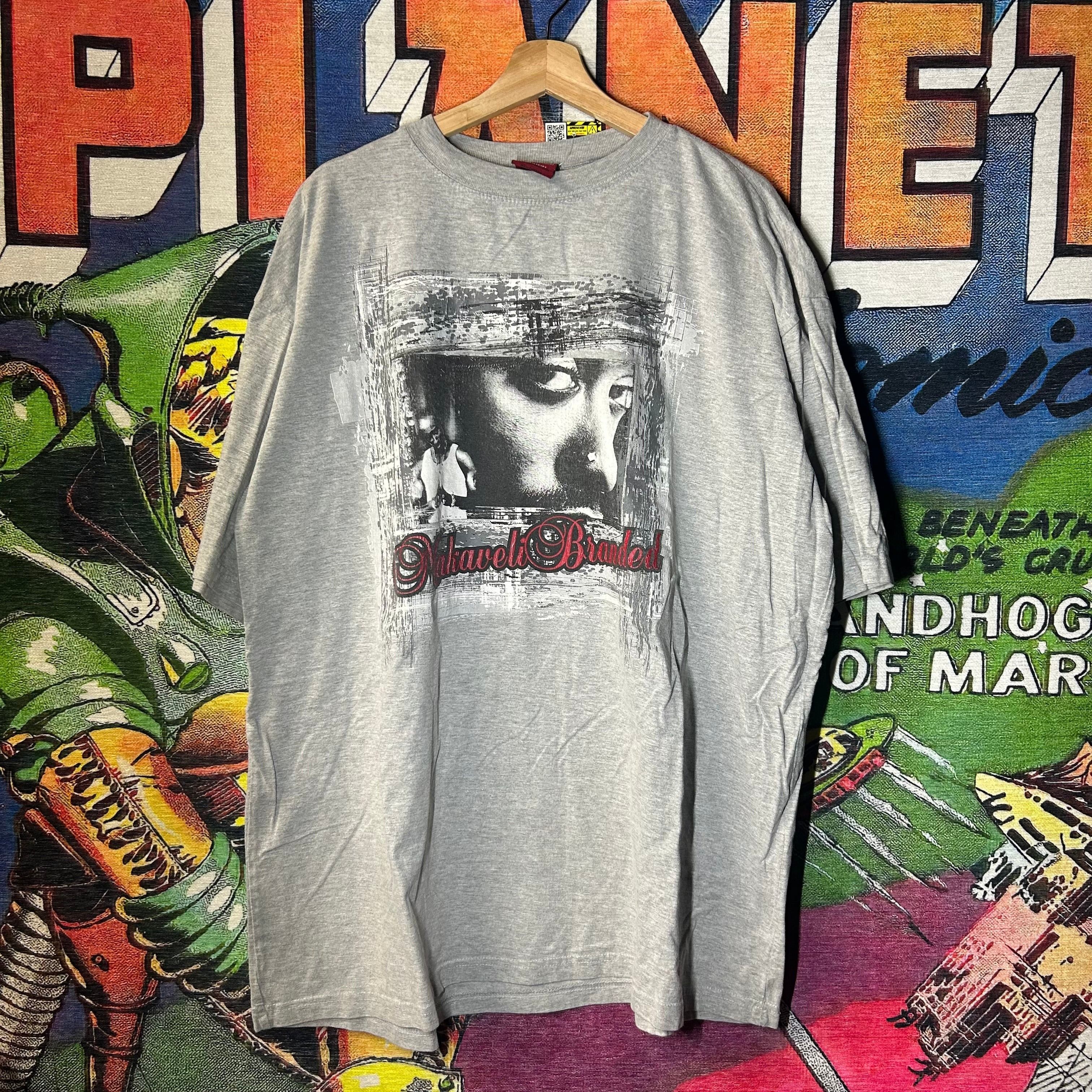 Y2K Makaveli Branded Tupac Shakur Tee Size 2XL