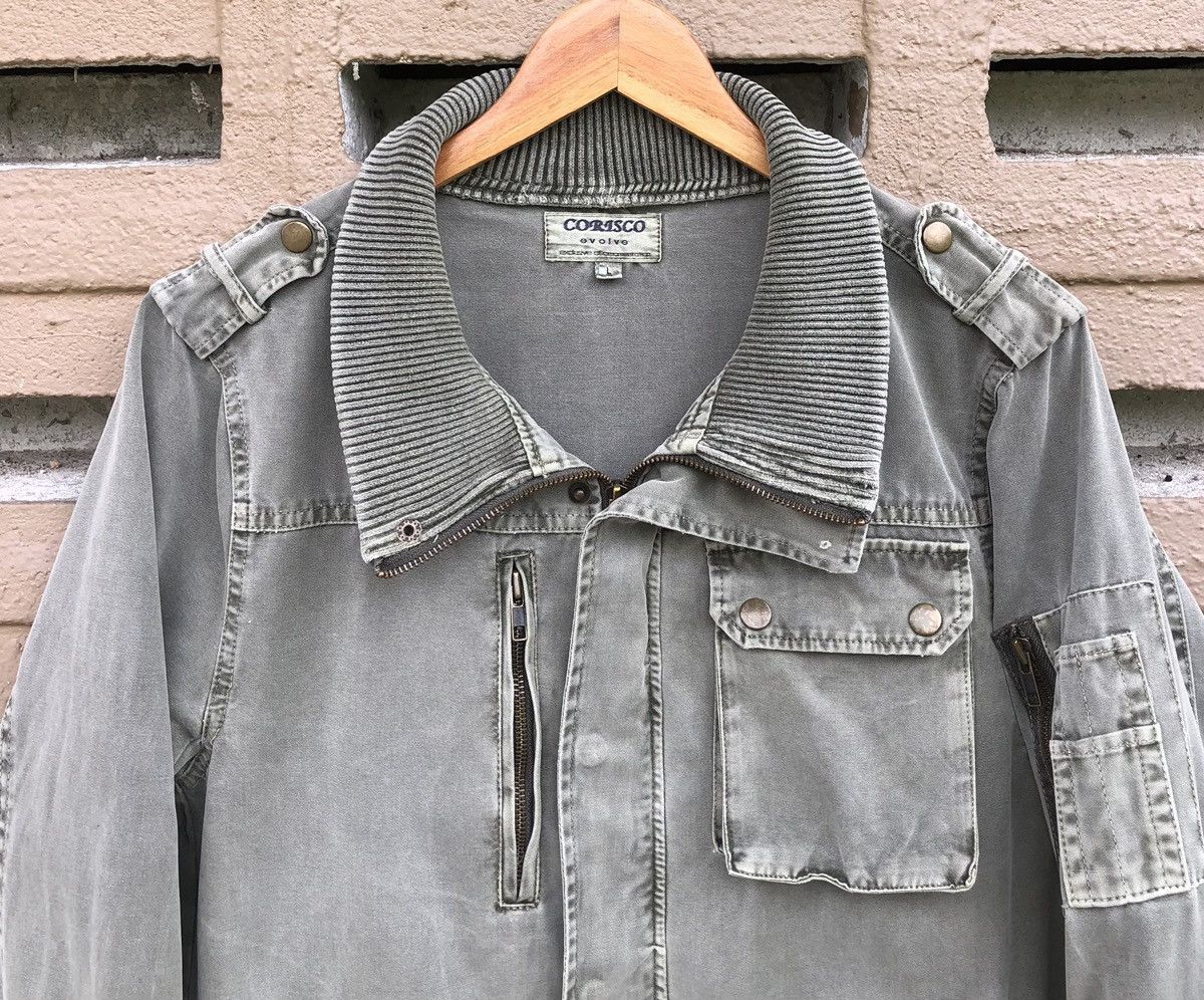 Vintage Vintage CORISCO evolve Faded Bomber Jacket Size US L / EU 52-54 / 3 - 5 Thumbnail