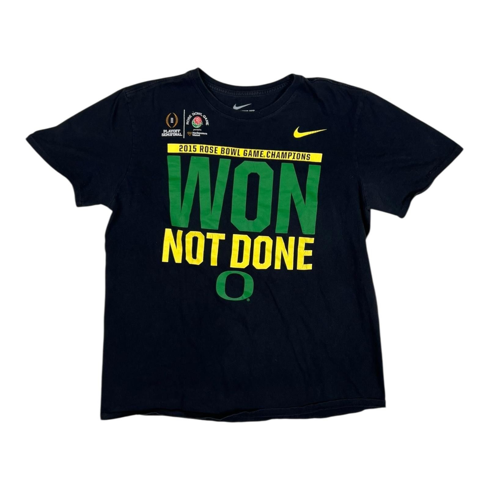 Nike Oregon Ducks Shirt Women's Large Black NCAA Nike Won Not Don Size L / US 10 / IT 46 - 1 Thumbnail