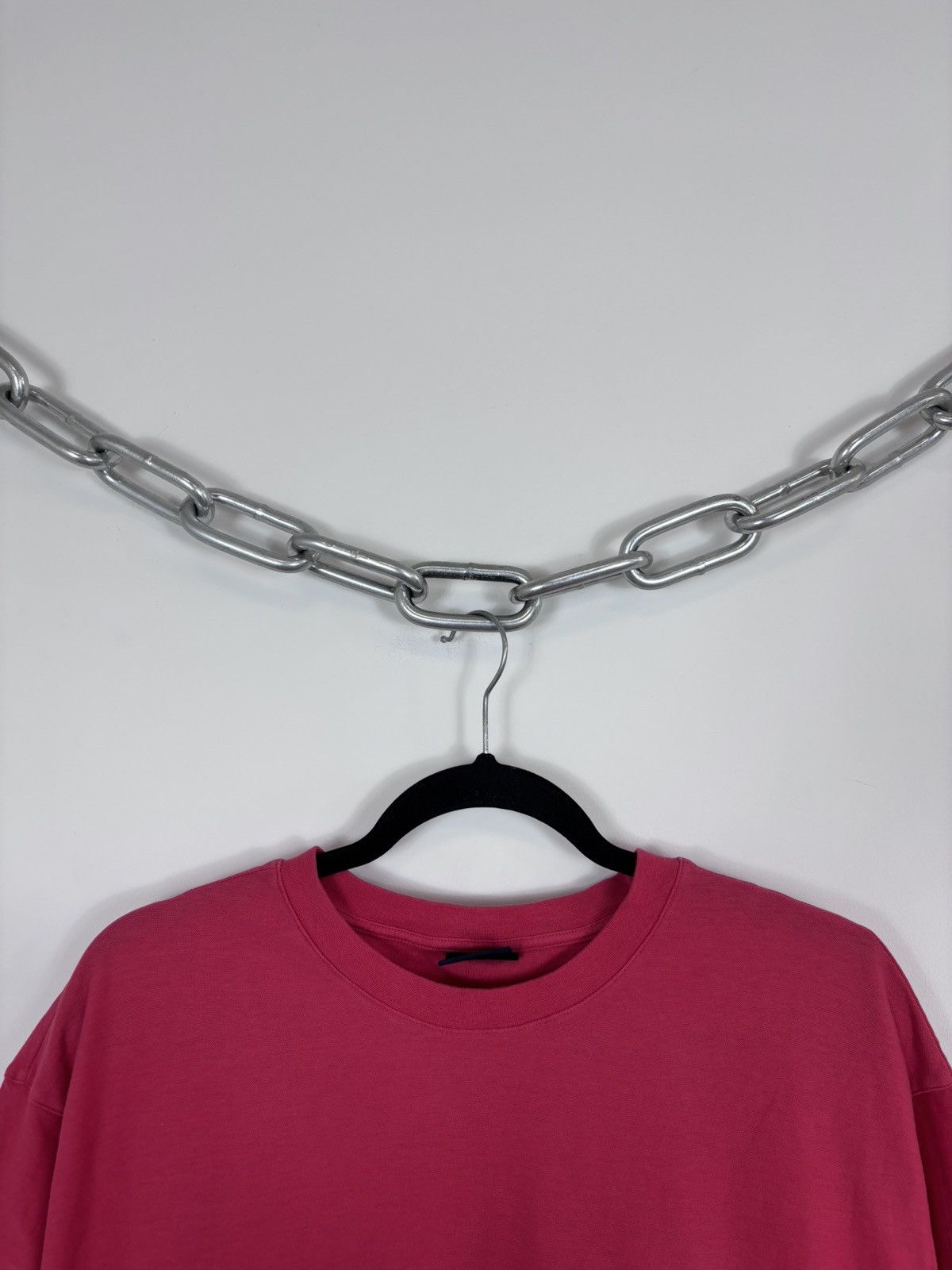 Trussardi Trussardi Jeans Men’s Red Big Plush Logo T-Shirt Tee Size US XL / EU 56 / 4 - 4 Thumbnail