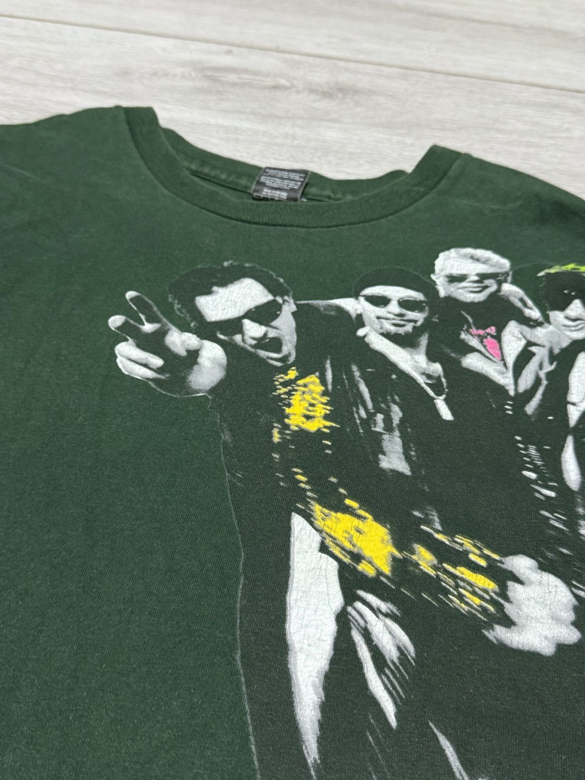 Vintage U2 zooropa Achtung vintage Screen Stars tee shirt Size US XL / EU 56 / 4 - 7 Thumbnail