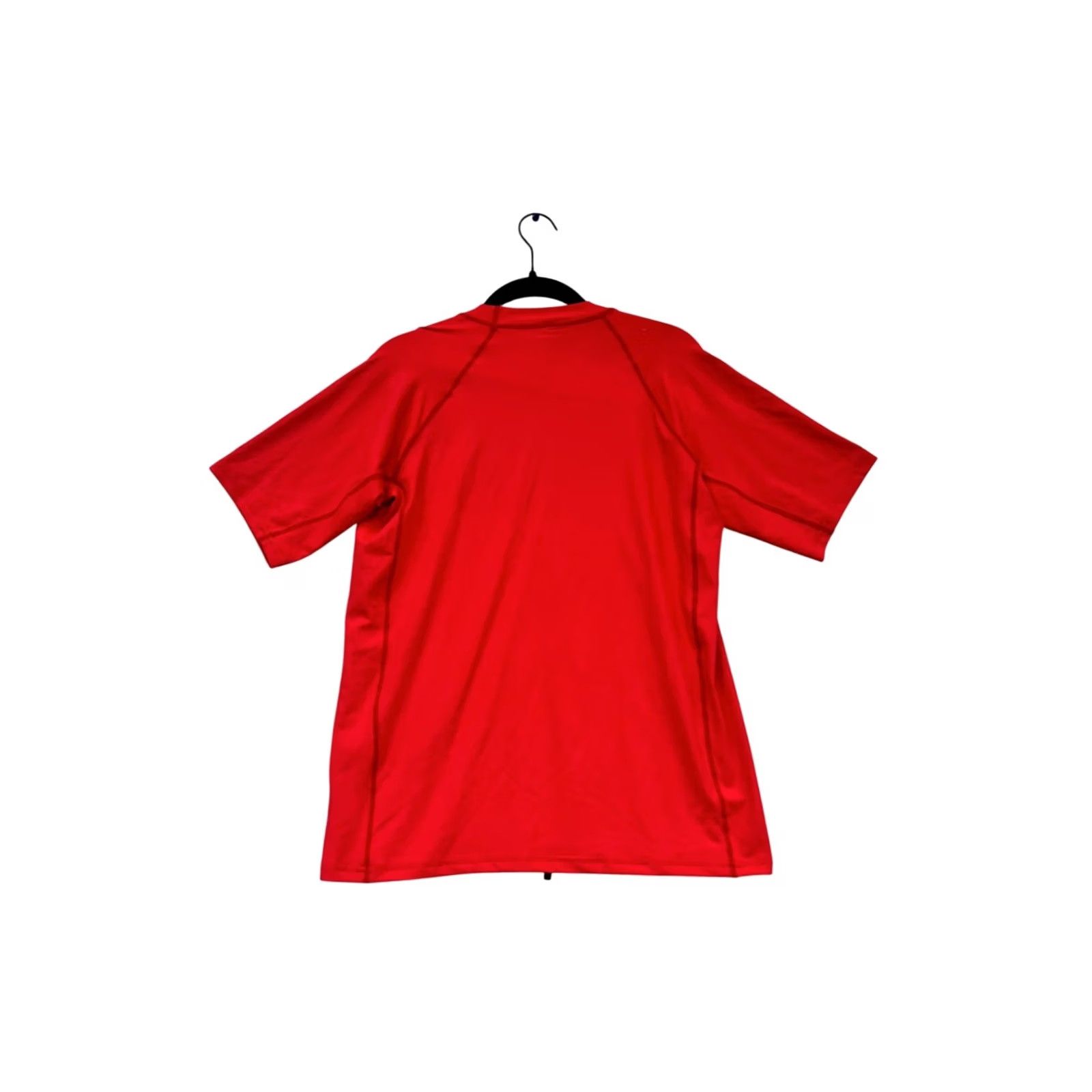 Vintage The Ritz-Carlton Turks & Caicos Red Shirt S Womens Regular Short Sleeve Logo Print Nylon Spandex Size S / US 4 / IT 40 - 2 Thumbnail
