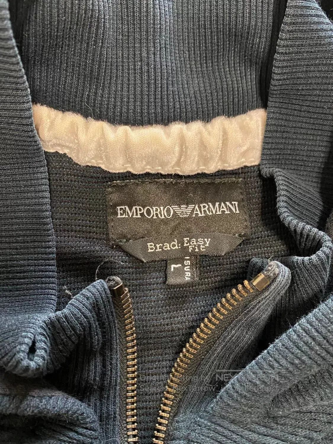 Armani Armani Vintage Knit Jacket. Size US L / EU 52-54 / 3 - 3 Thumbnail