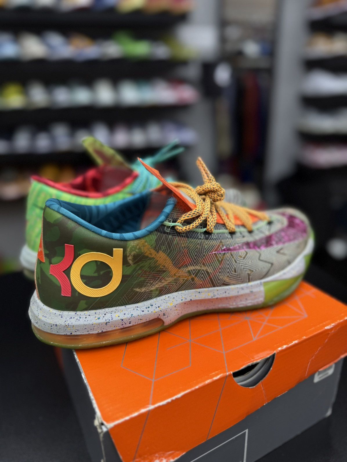 Nike Nike KD 6 “What The” 2013 (669809-500) Size 11 RARE Size US 11 / EU 44 - 3 Thumbnail