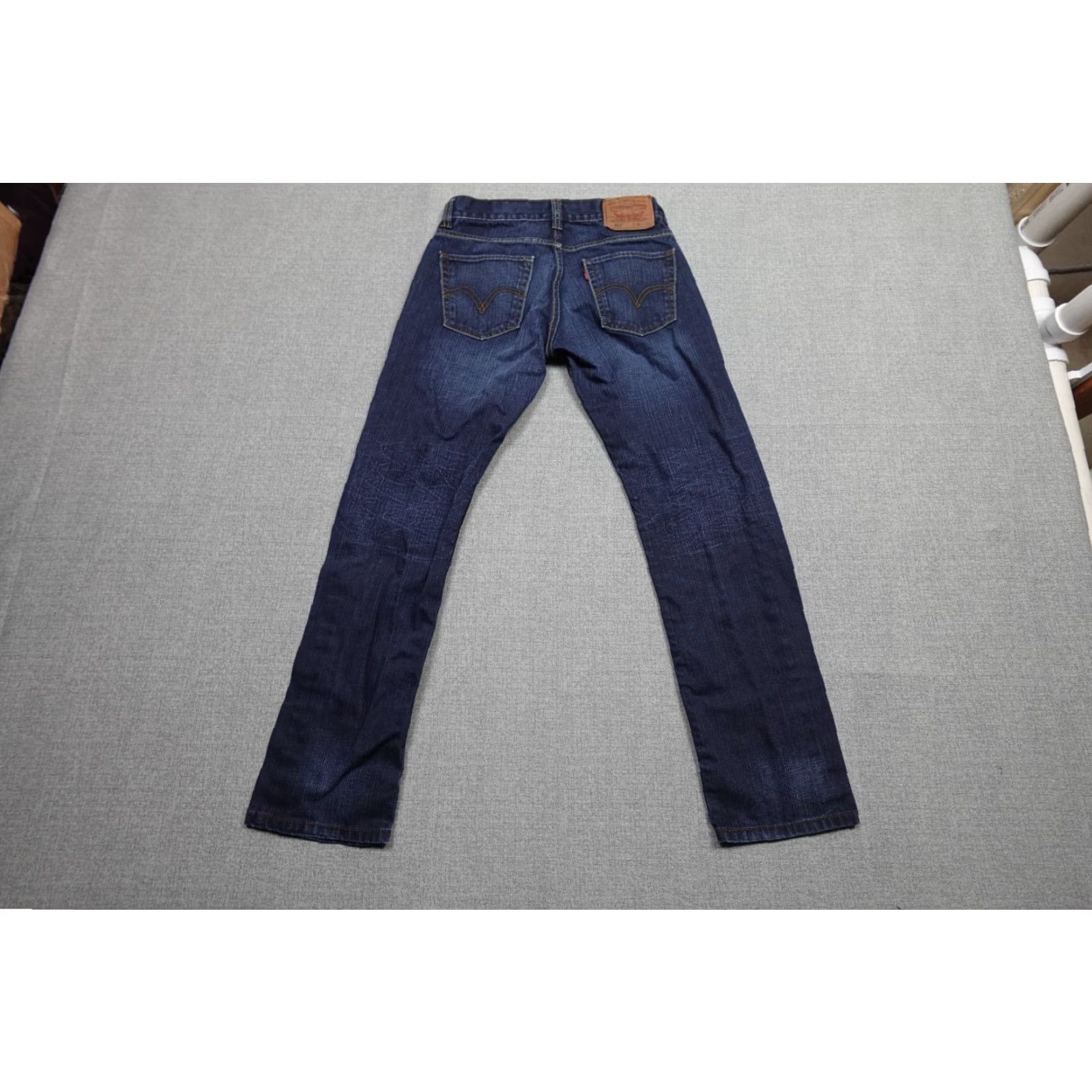 Levi's Levi's 511 Jeans Men Blue Slim Fit Dark Wash Stretch 30x30 Denim 5-Pocket Regular 30in Inseam Jeans Size US 30 / EU 46 - 4 Thumbnail