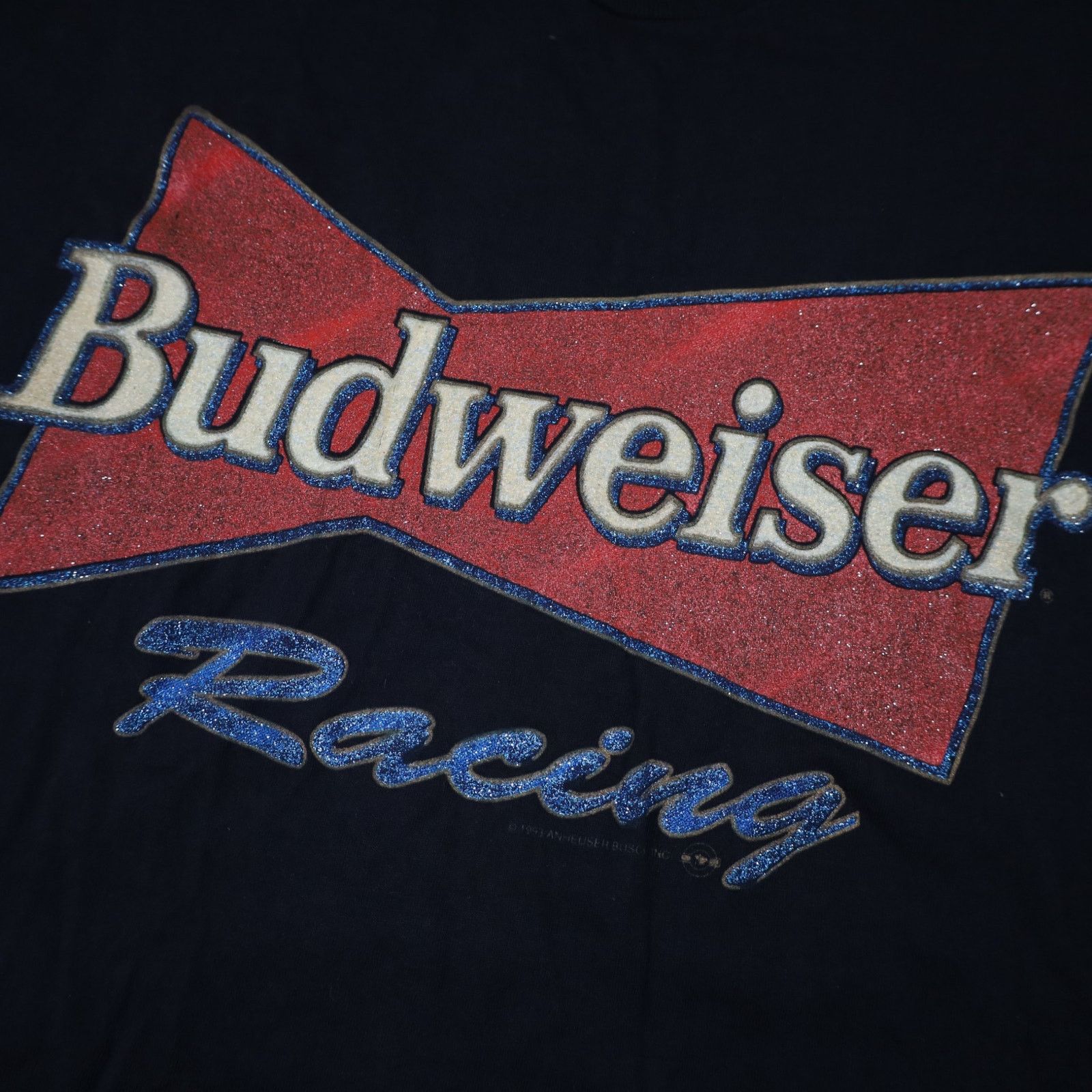 Budweiser × Vintage Vintage Budweiser Racing Graphic T Shirt Size US L / EU 52-54 / 3 - 5 Thumbnail