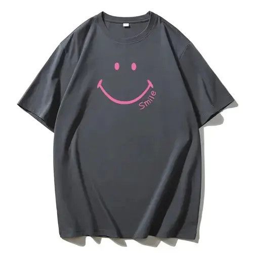 Japanese Brand × Vintage Line Smile Print T-Shirts Women Summer Plus Size Size L / US 10 / IT 46 - 3 Thumbnail