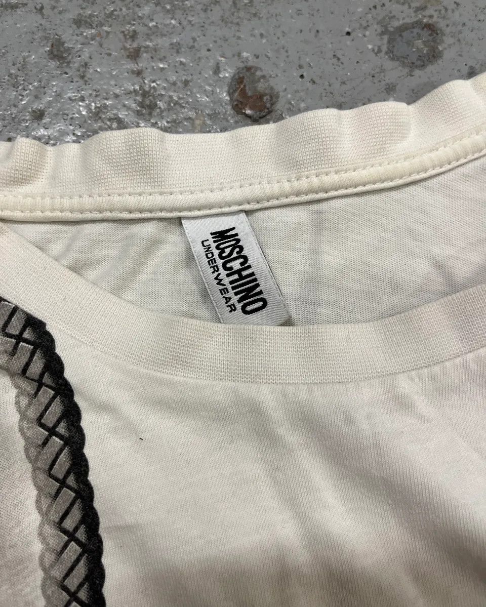 Moschino Moschino White Stopwatch Gym Sport T-Shirt Size US L / EU 52-54 / 3 - 10 Thumbnail