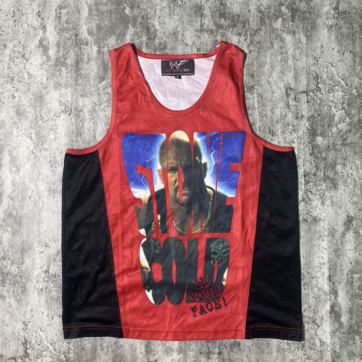 WWE Vintage Stone Cold Steve Austin Jersey Basketball Shirt Size US M / EU 48-50 / 2 - 1 Thumbnail