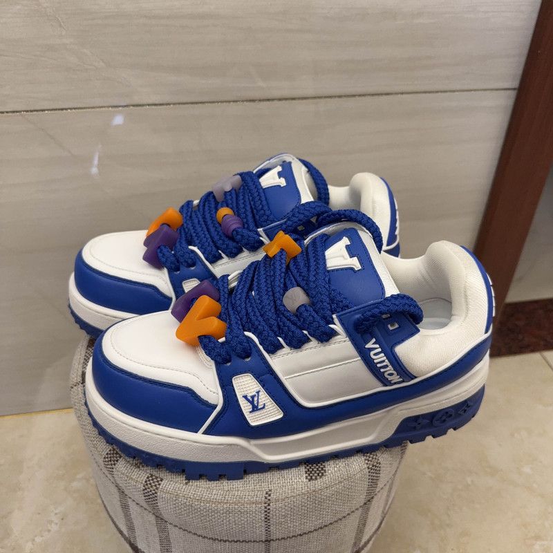 Louis Vuitton Louis Vuitton Trainer Maxi Fashion Sneakers for Men 0079 Size US 8.5 / EU 41-42 - 1 Thumbnail