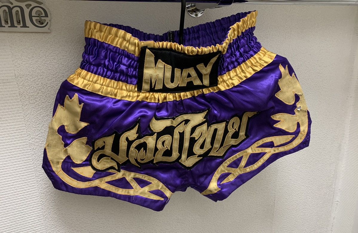 Japanese Brand Muay Thai Muaythai thaiboxing thai boxing purple shorts 32 M Size US 32 / EU 48 - 1 Thumbnail
