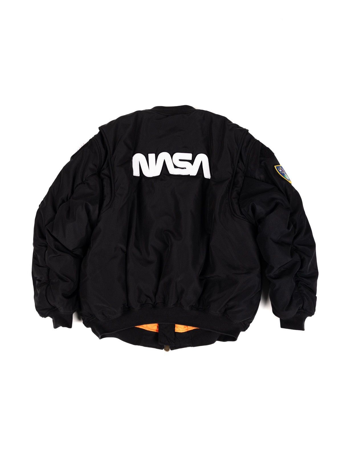 Balenciaga Balenciaga NASA Patch Bomber Jacket Size US S / EU 44-46 / 1 - 2 Thumbnail