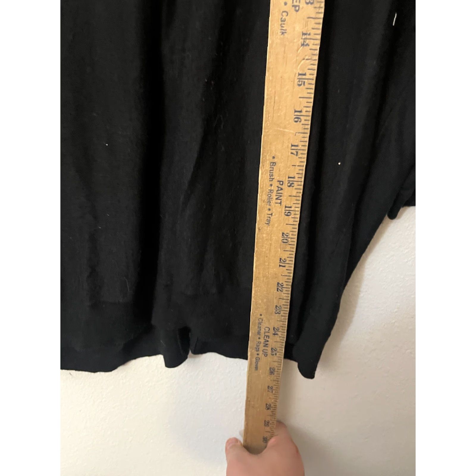 H&M H&M Women's Cardigan Sweater Black 3/4 Sleeve Button Front M sz Medium Cotton Modal Womens Size M / US 6-8 / IT 42-44 - 4 Thumbnail