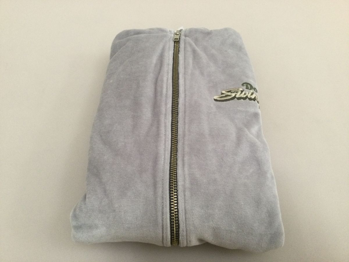 MLB Dodge Swinger Womens Velour Full Zip Jacket Size XL / US 12-14 / IT 48-50 - 2 Thumbnail
