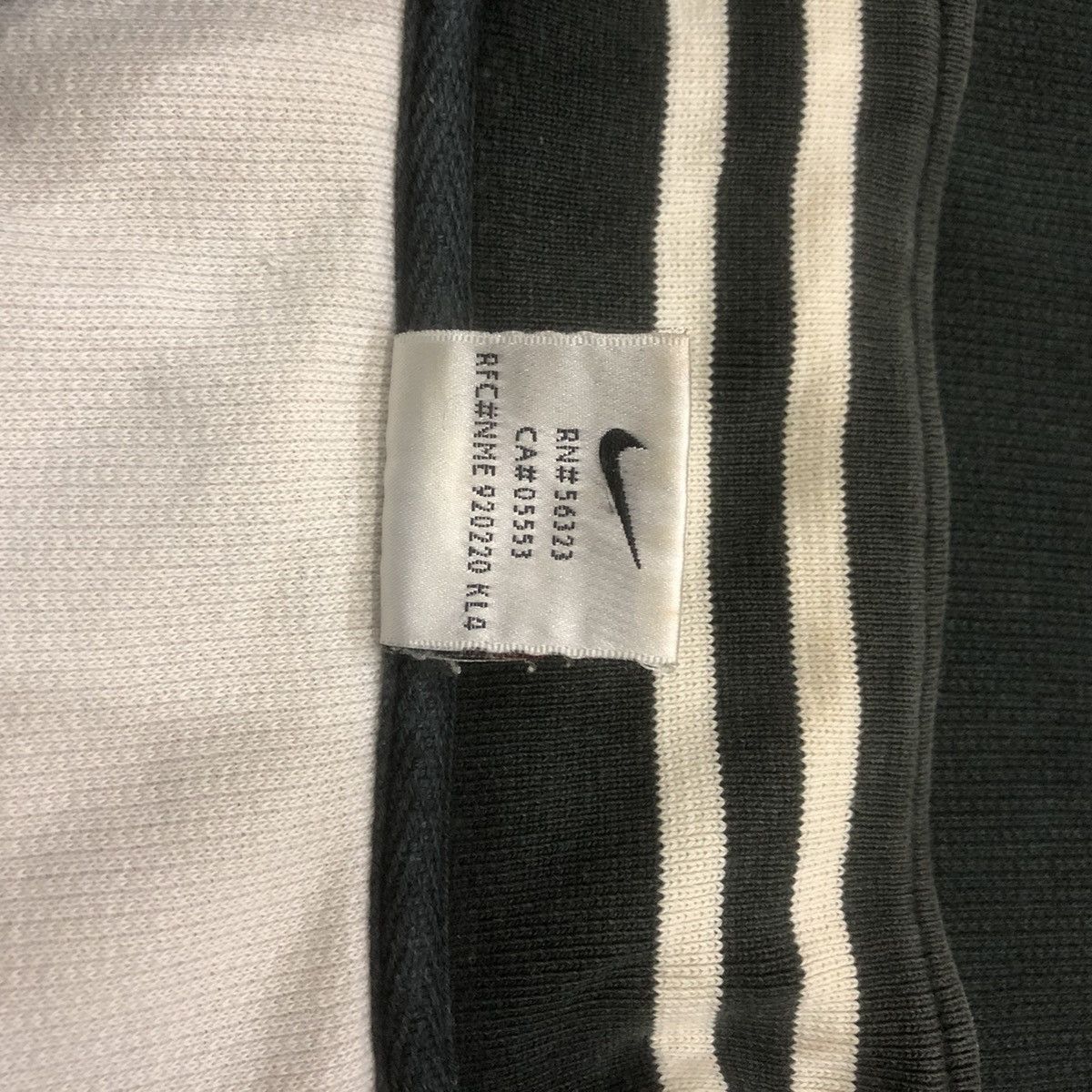 Nike × Vintage 90’ Nike Grey Tag Seoosh Half Zip Sweater Size US L / EU 52-54 / 3 - 11 Thumbnail