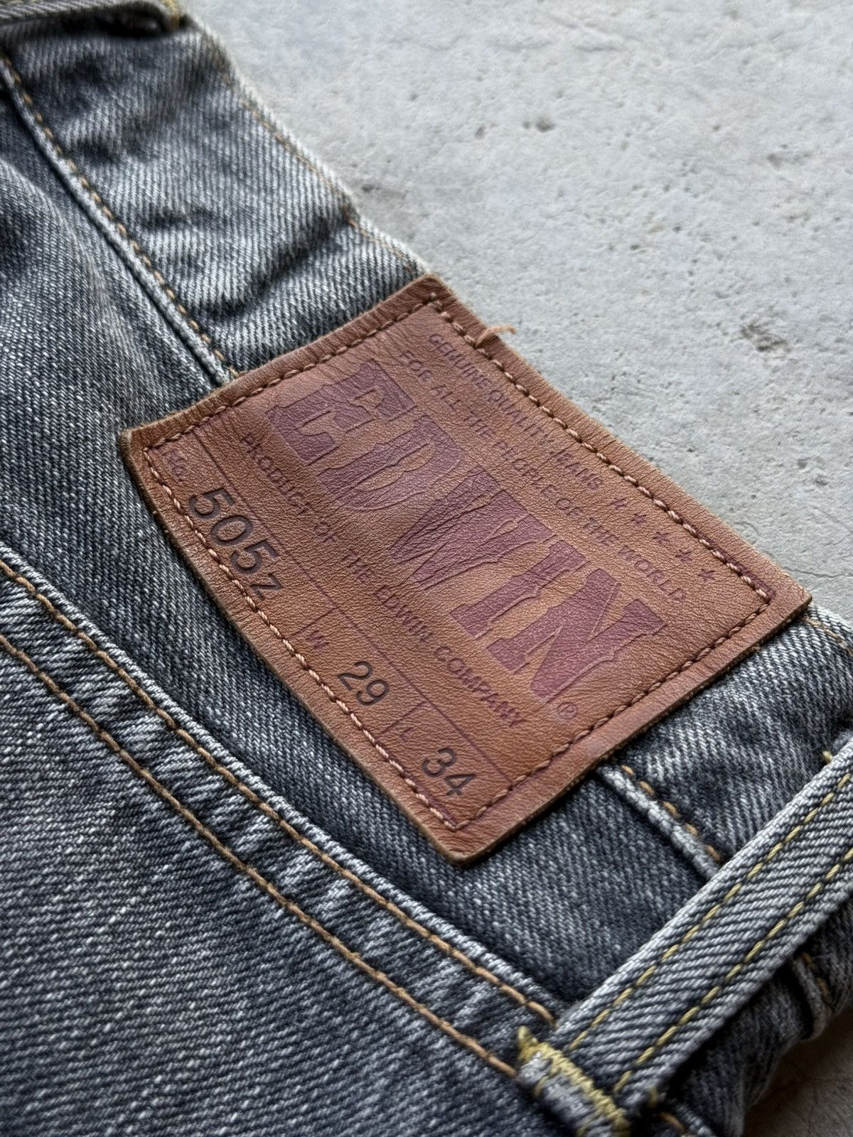 Edwin Edwin Selvedge Distressed Size US 30 / EU 46 - 7 Thumbnail