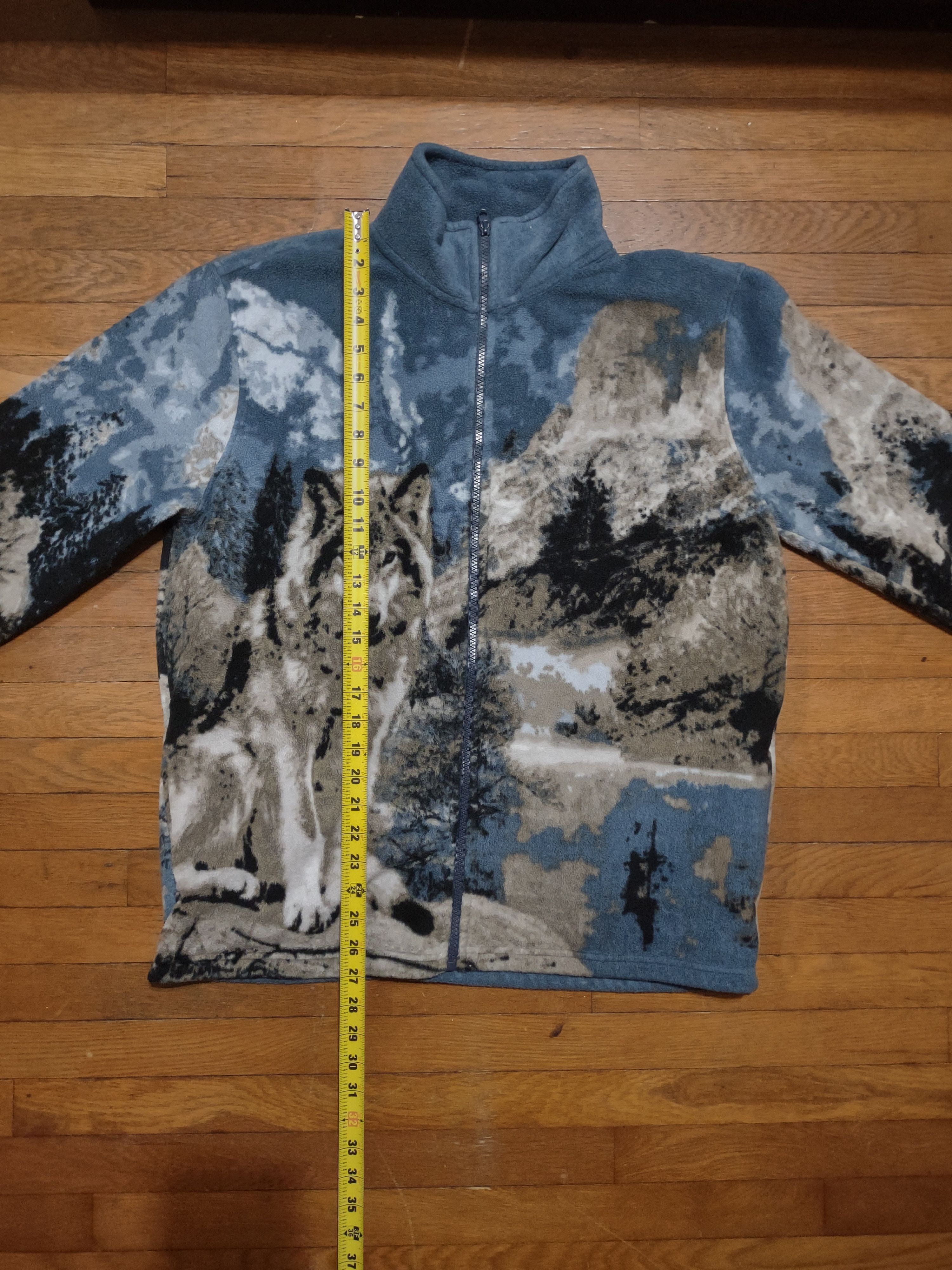 Vintage Vintage Fleece Wolf Zip-Up Size US L / EU 52-54 / 3 - 6 Thumbnail
