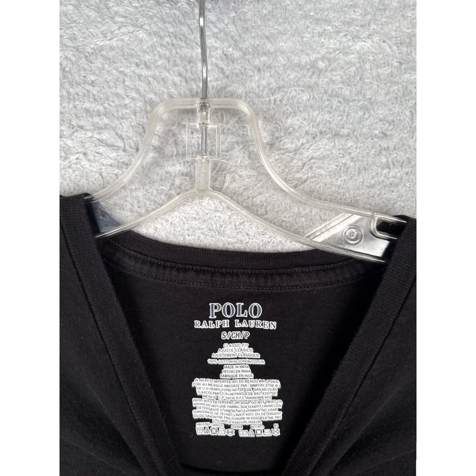 Ralph Lauren Ralph Lauren Polo Shirt Women Small Black Crew Neck Short Sleeve Cotton READ Womens Size S / US 4 / IT 40 - 6 Thumbnail
