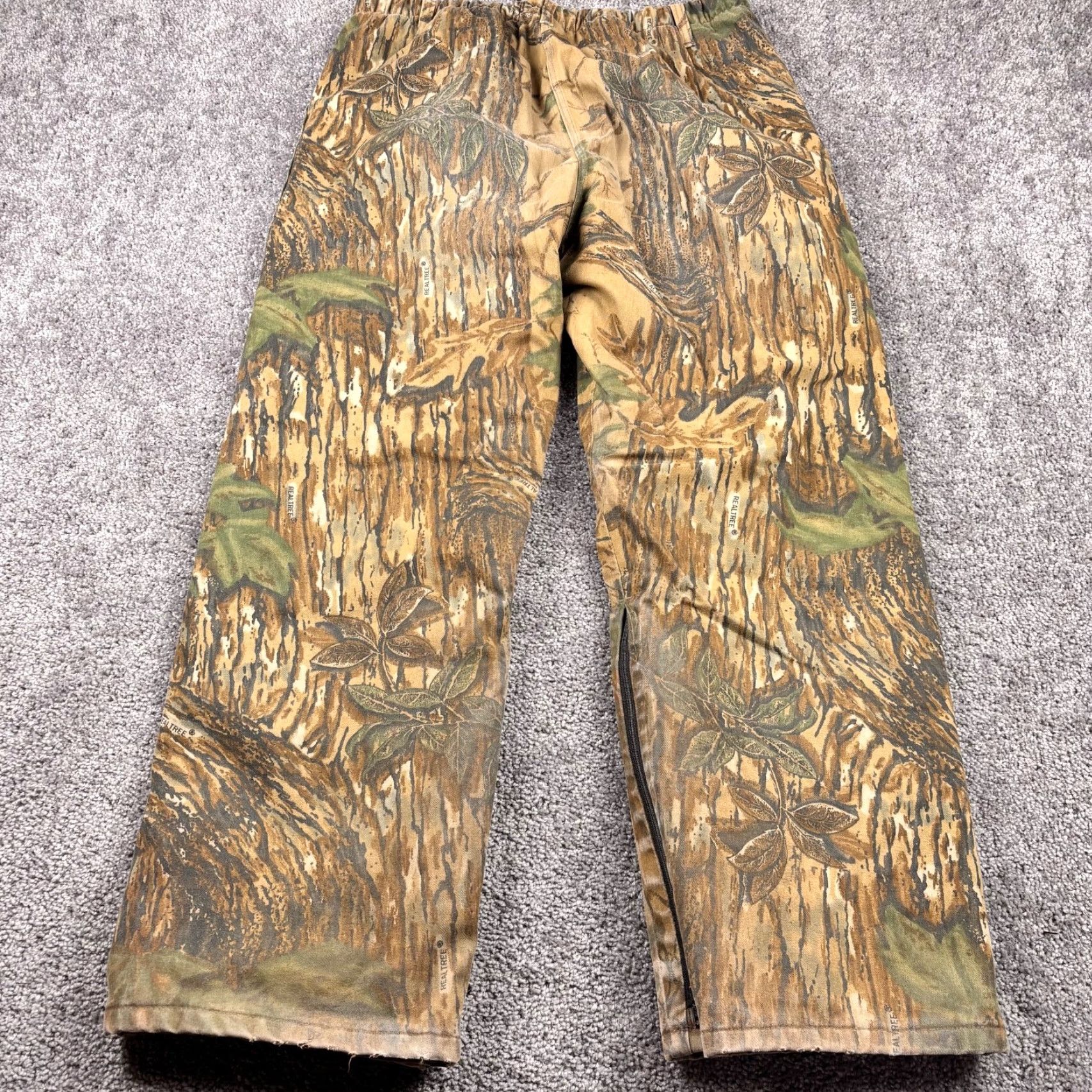 Realtree VINTAGE Hunting Pants Mens L 36-38 Realtree Camo Insulated Gore-Tex Made USA Size US 33 - 7 Thumbnail