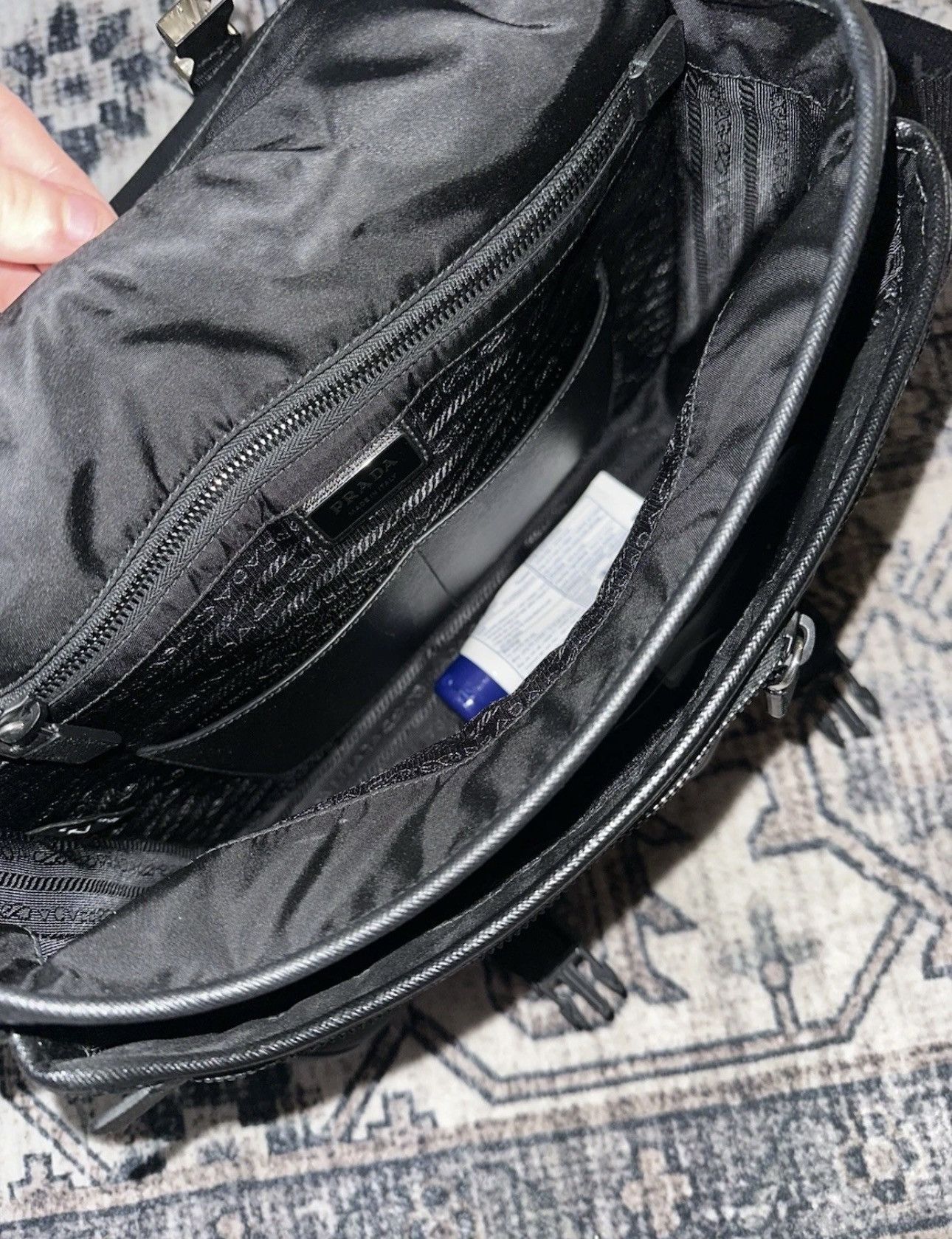 Prada Prada ReNylon Bag Messenger Bag Size ONE SIZE - 3 Thumbnail