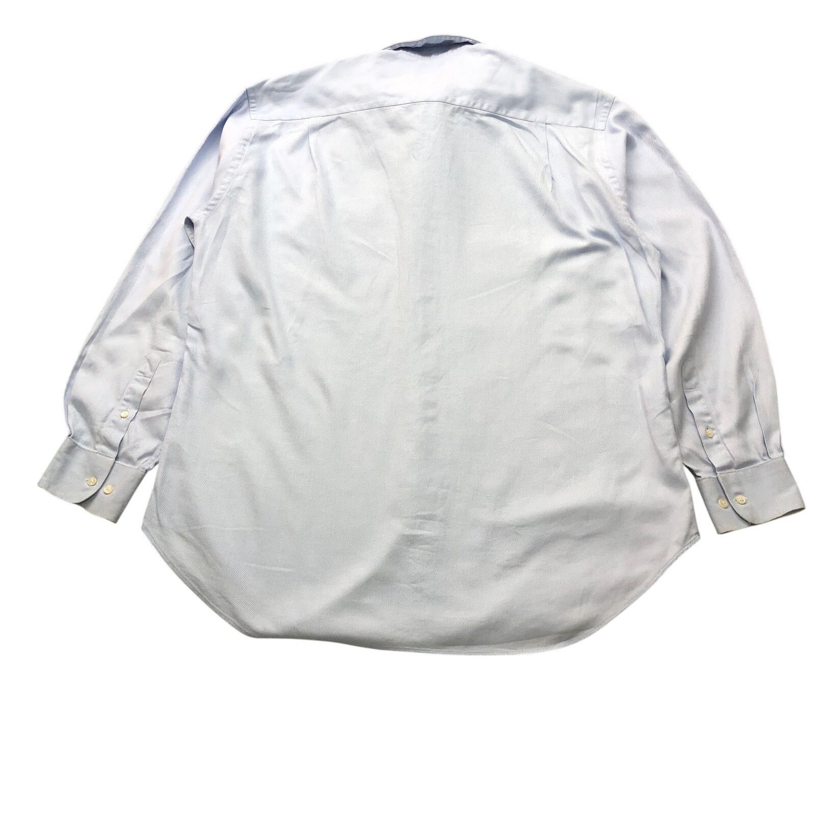 Armani Collezioni Vintage Armani Button Up Dress Shirt Mens Medium 15.5 Blue Size US M / EU 48-50 / 2 - 2 Thumbnail