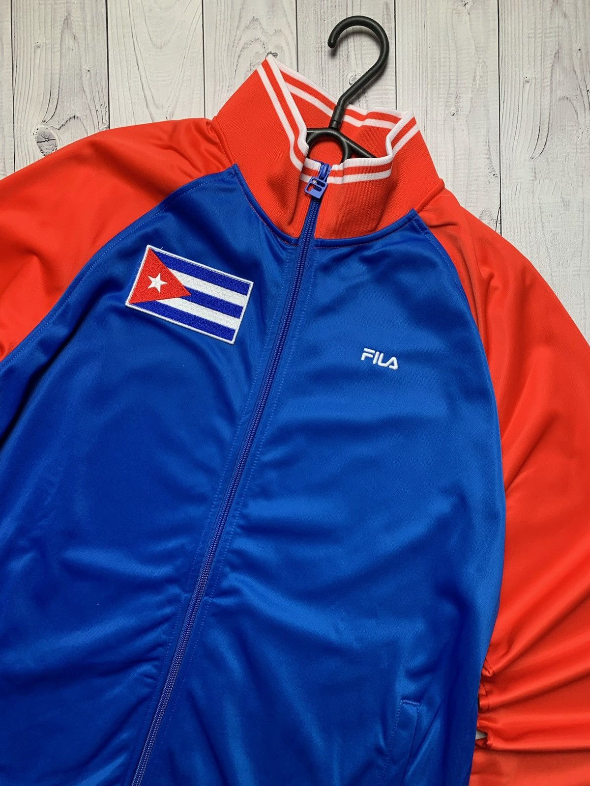 Fila × Vintage Vintage Fila Cuba soccer jacket size XL big logo rare Size US XL / EU 56 / 4 - 3 Thumbnail