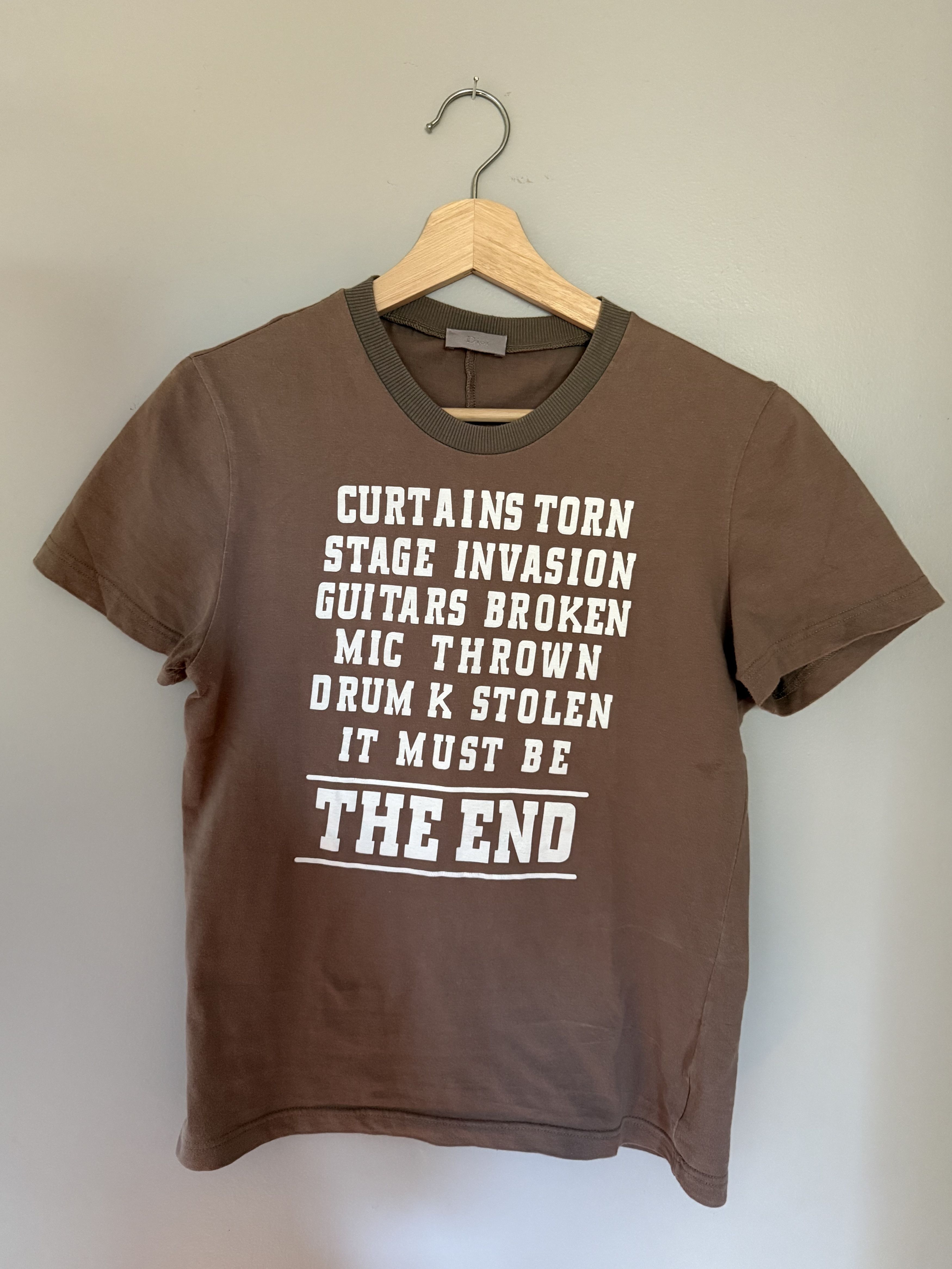 Dior × Hedi Slimane Dior homme “the end” t shirt | Grailed