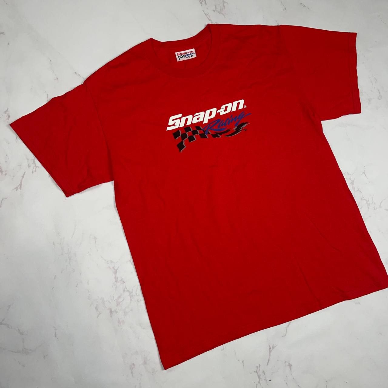 Vintage Vintage Racing Snap On Tools Tshirt Red t-shirt size XL Size US XL / EU 56 / 4 - 2 Thumbnail