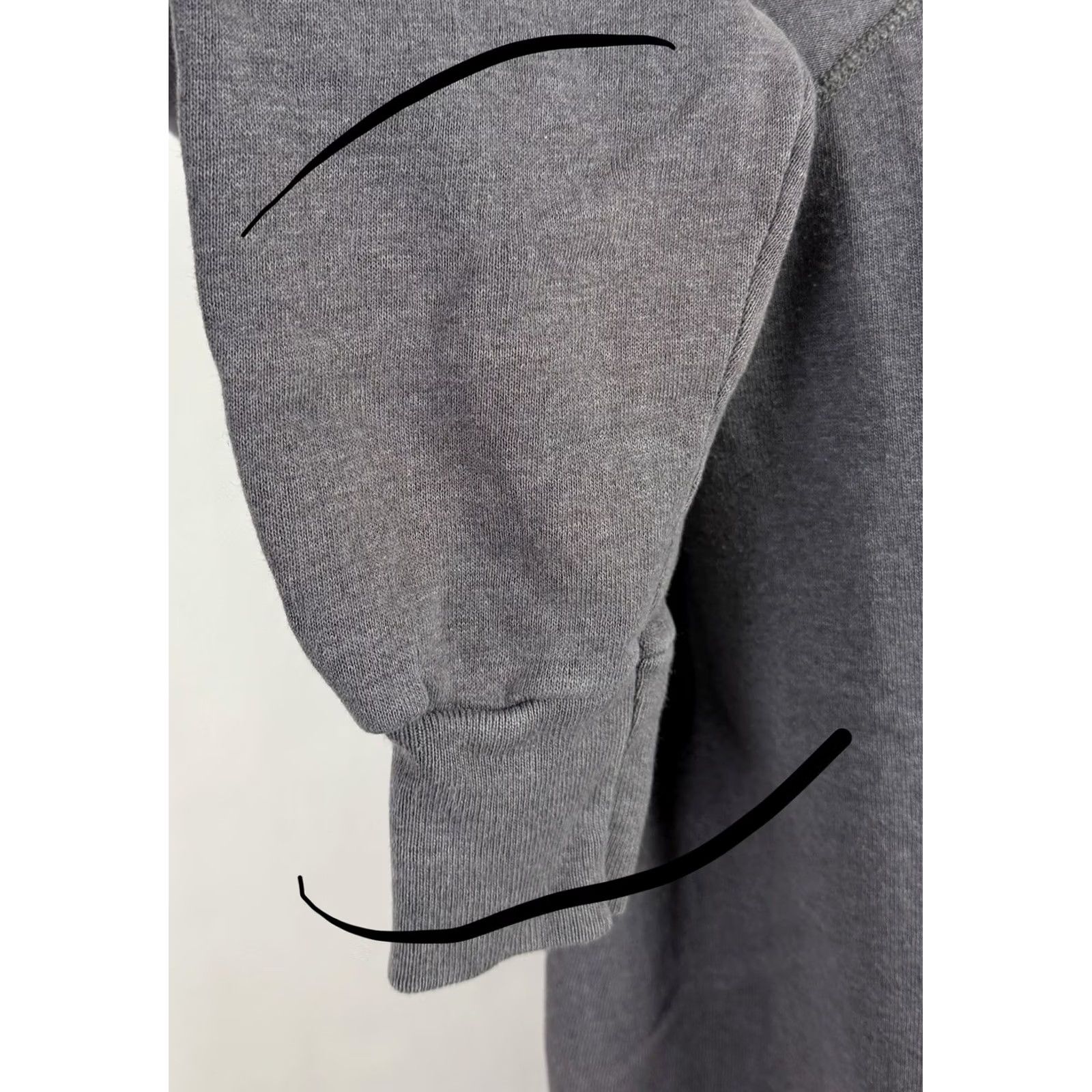 Vintage VINTAGE Mens 2XL Sweatshirt Raglan Crewneck Gray Charcoal 80s 90s Grunge Vintage Size US XXL / EU 58 / 5 - 6 Thumbnail