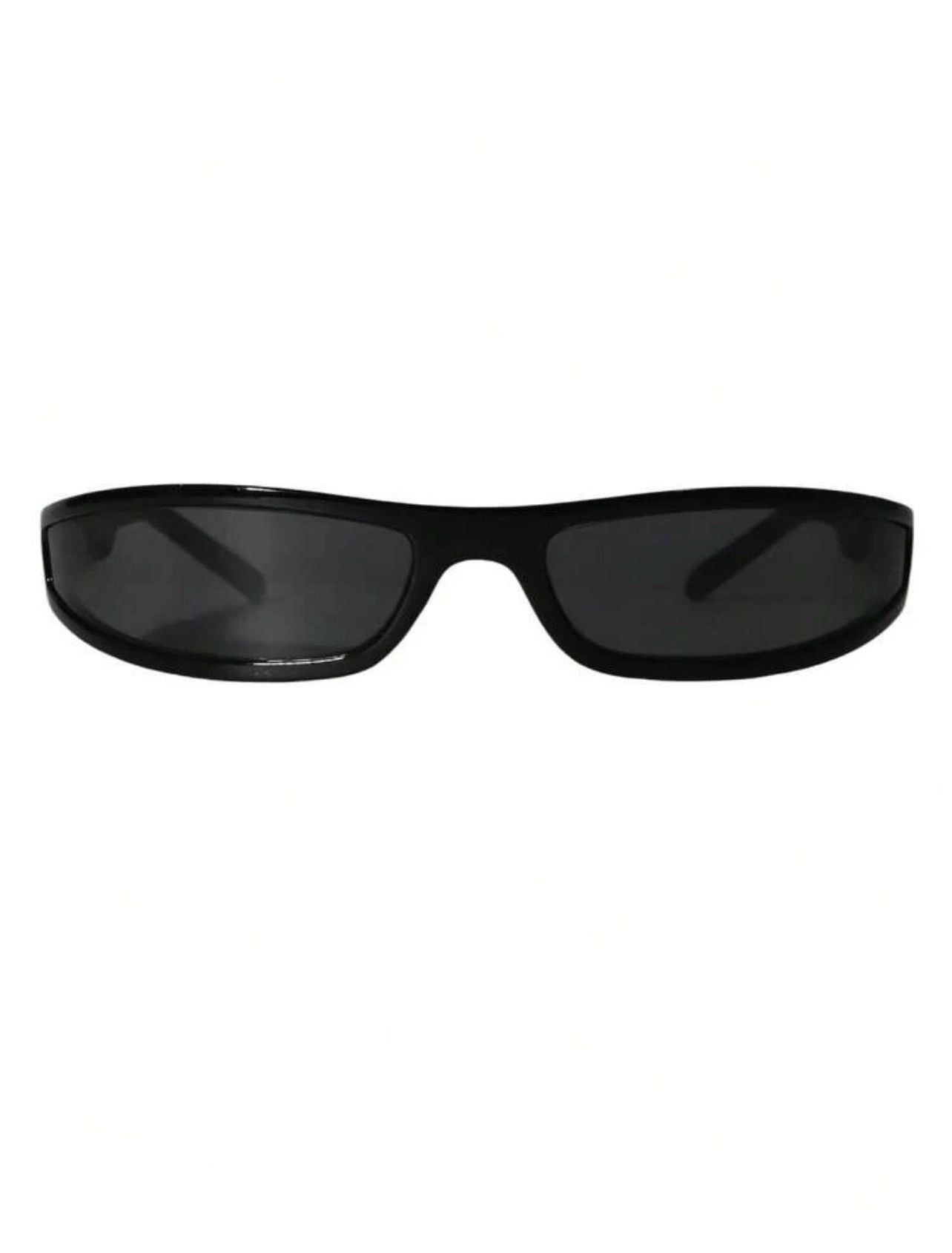 Other Y2K Wraparound Sunglasses Women Small Frame Futuristic Black Size ONE SIZE - 5 Thumbnail
