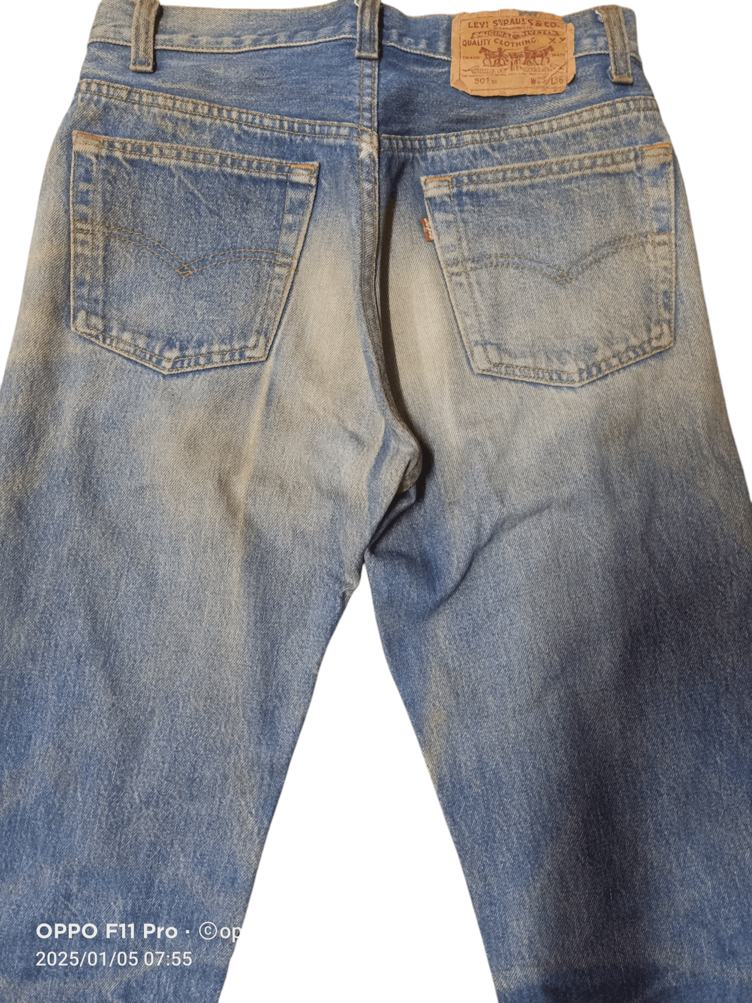 Levi's × Vintage Levis Vintage 501 80s Distressdenim Size US 29 - 1 Thumbnail