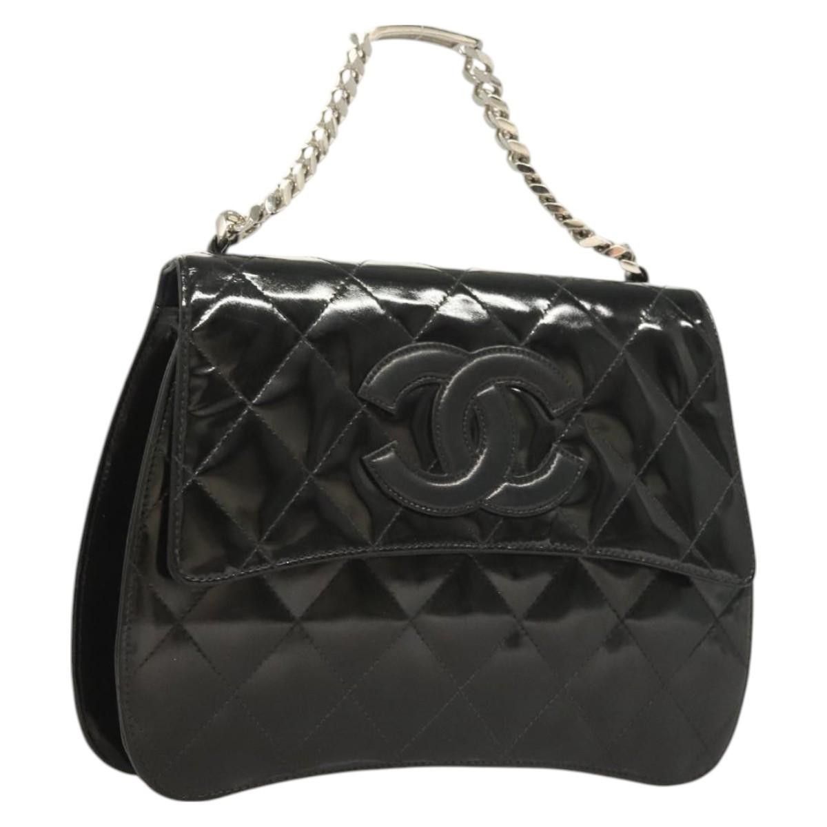 Chanel Chanel Vintage ID Bracelet Flap Bag Quilted Patent Size ONE SIZE - 1 Thumbnail