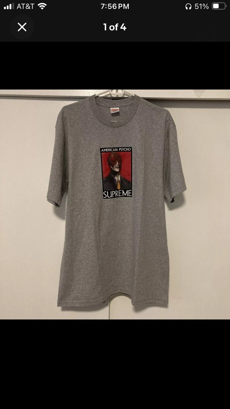 Supreme Supreme American psycho size large short sleeve t shirt Size US L / EU 52-54 / 3 - 1 Thumbnail