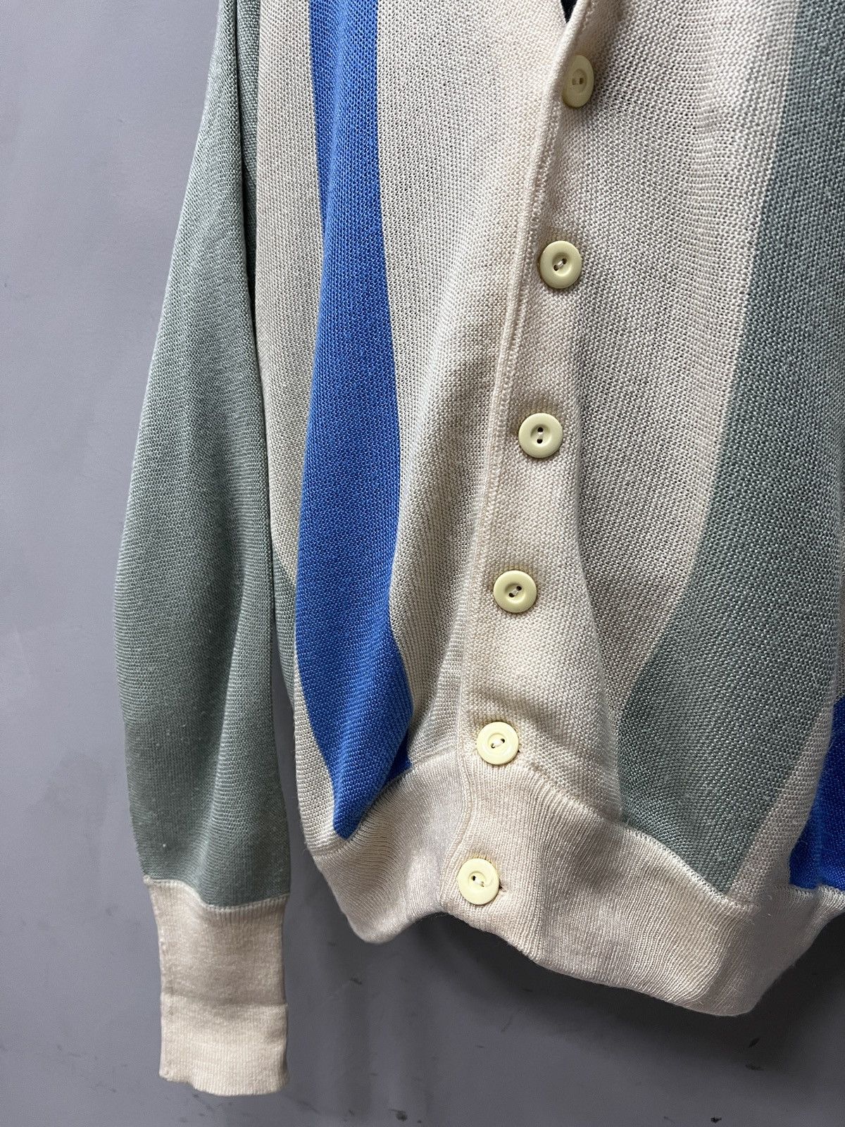 Lacoste Lacoste chemise wide striped sweater oversized cardigan y2k Size US L / EU 52-54 / 3 - 4 Thumbnail