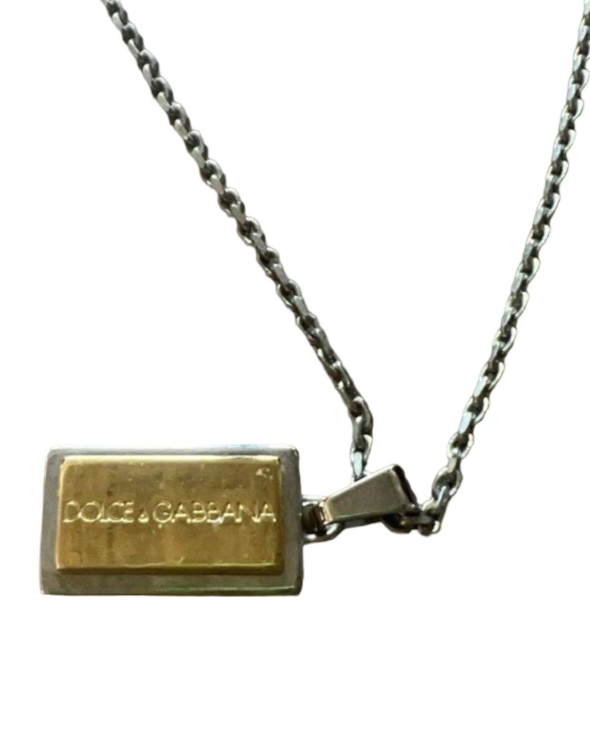 Dolce & Gabbana Two Tone Pendant Necklace Size ONE SIZE - 1 Thumbnail
