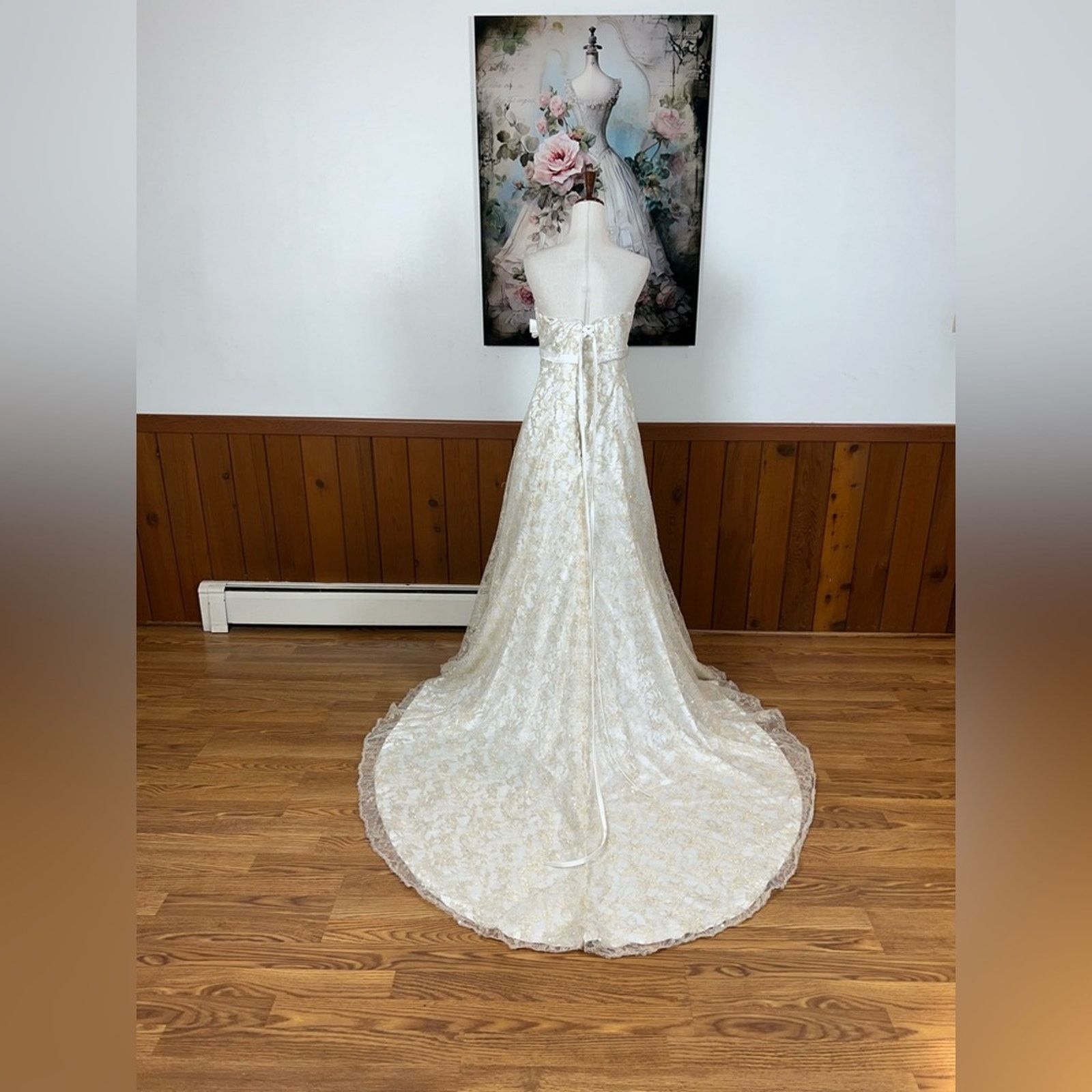 Other Vintage 90s Maggie Sottero Empire Waist Wedding Gown! Size XL / US 12-14 / IT 48-50 - 5 Thumbnail